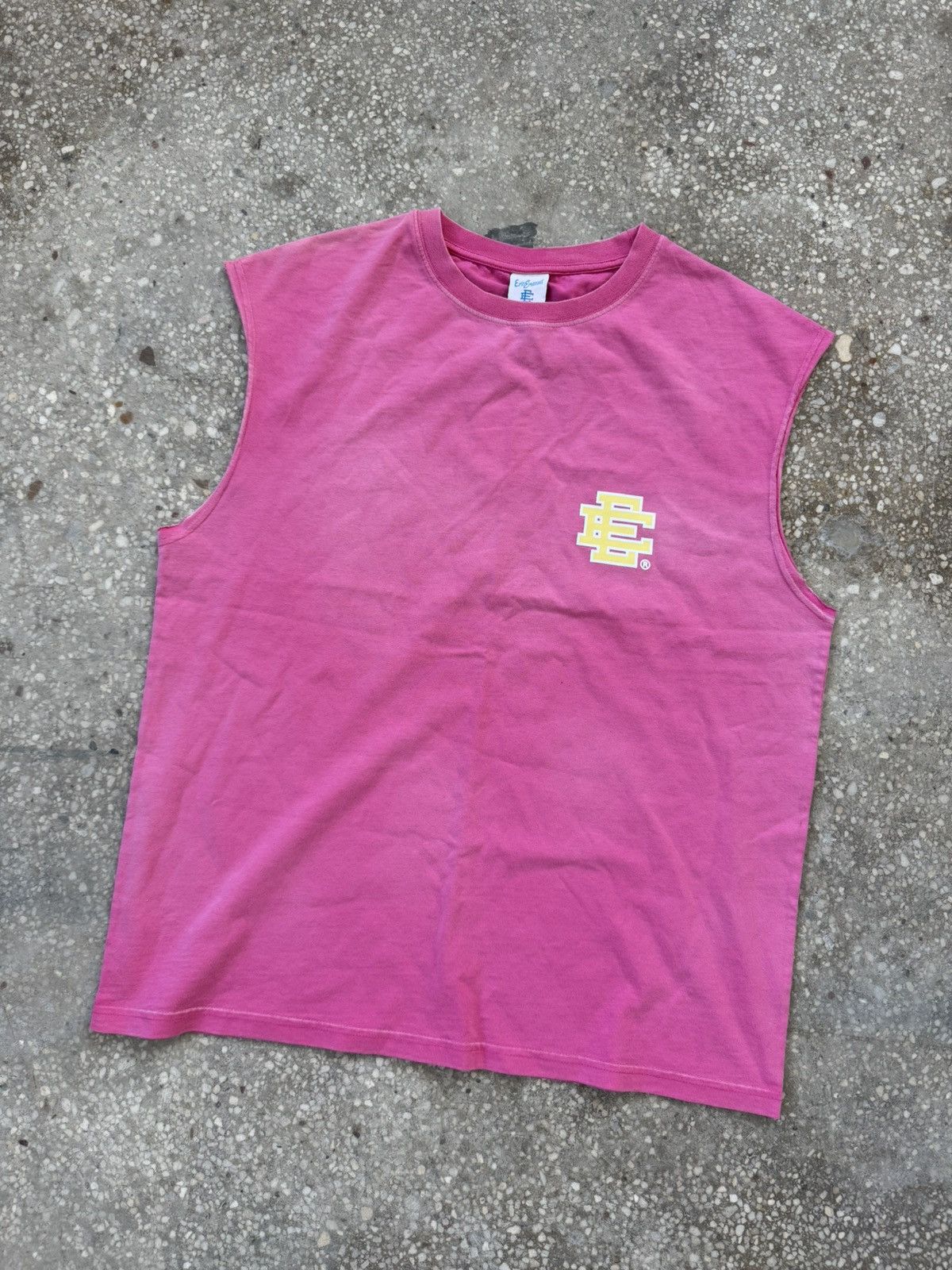 Eric Emanuel PINK CUT OFF TEE DSWT SZ MEDIUM Size US M / EU 48-50 / 2 - 2 Thumbnail