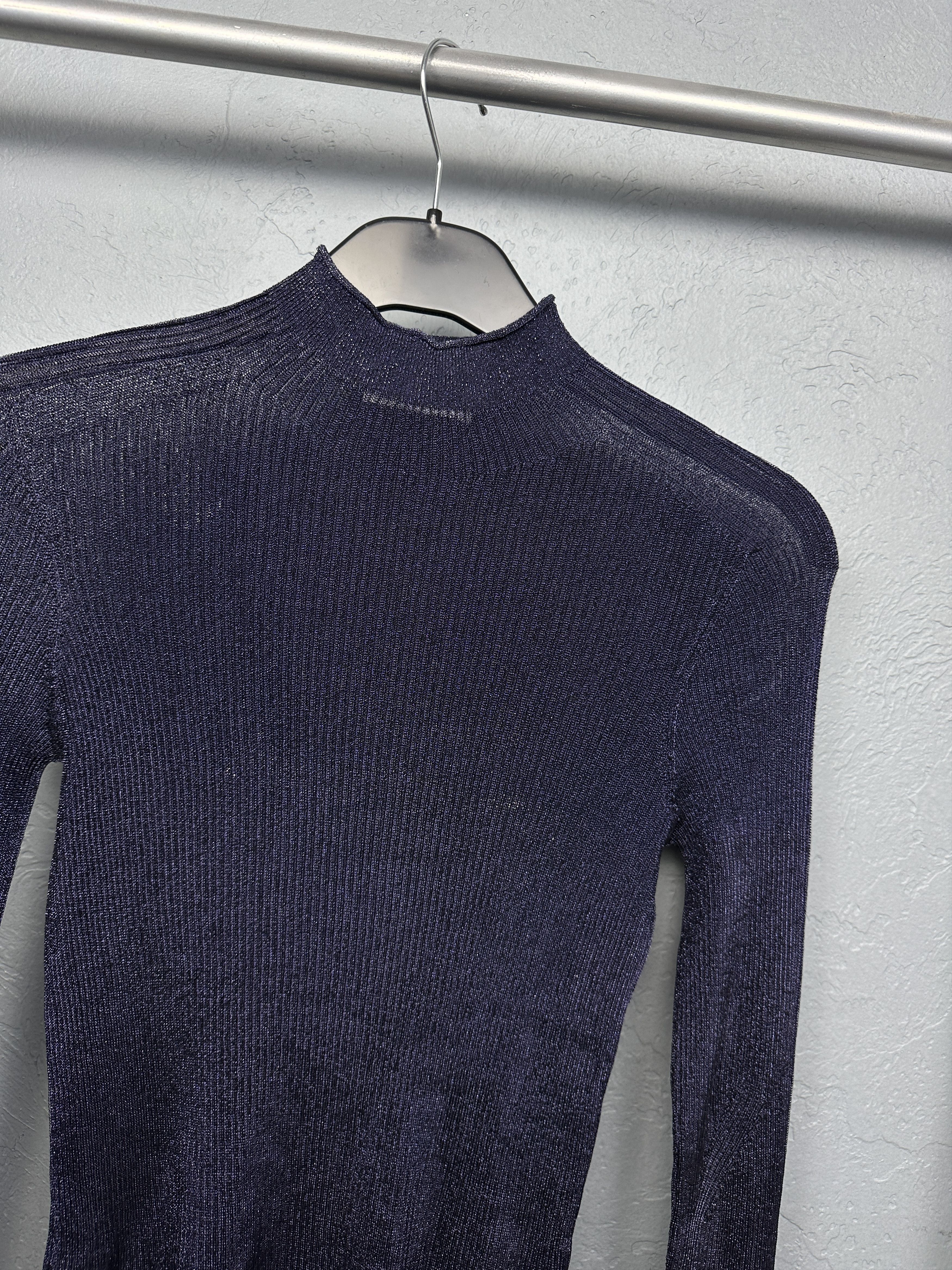 Cos COS Womens Avant Garge Metallised Fibre Knit Sweater Size XS / US 0-2 / IT 36-38 - 2 Thumbnail
