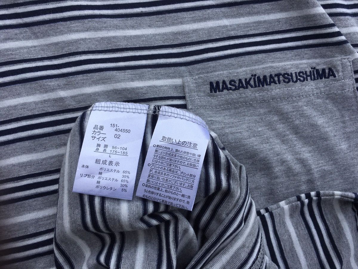 Masaki Matsushima Rare Vintage Masaki Matsushima Stripes Tshirt Size US L / EU 52-54 / 3 - 15 Thumbnail