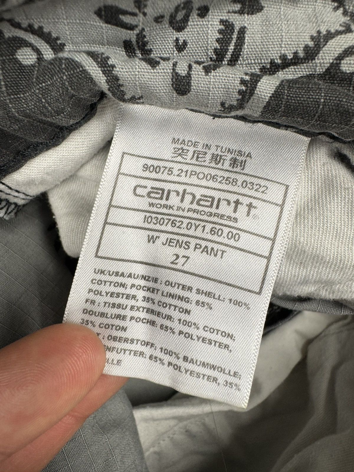 Carhartt Wip × Vintage Rare Vintage y2k Carhartt WIP baggy paisley bandana pants Size US 28 / EU 44 - 17 Thumbnail