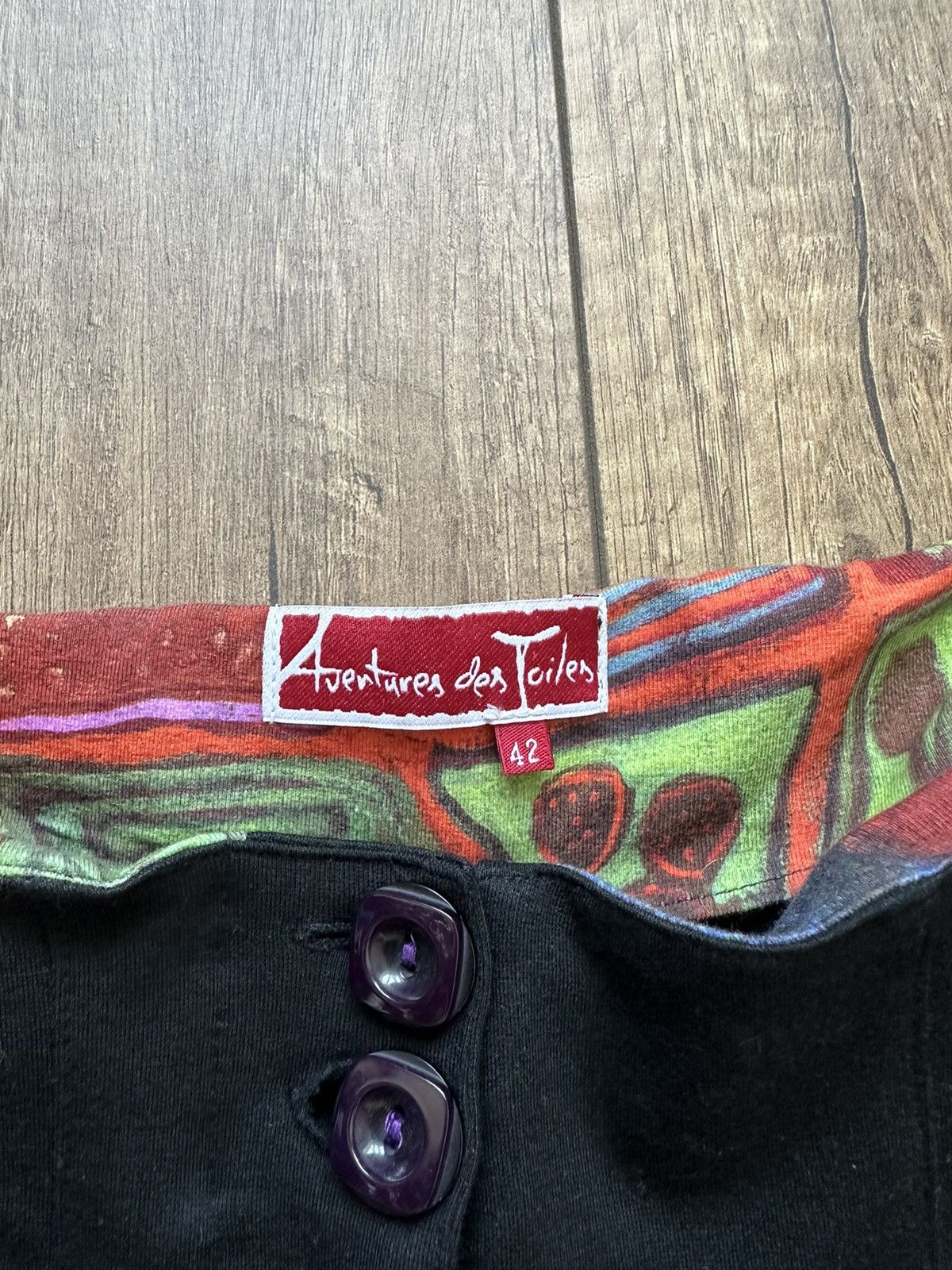 Designer Pants Aventures des Toiles size 42 black Size 30" / US 8 / IT 44 - 4 Thumbnail