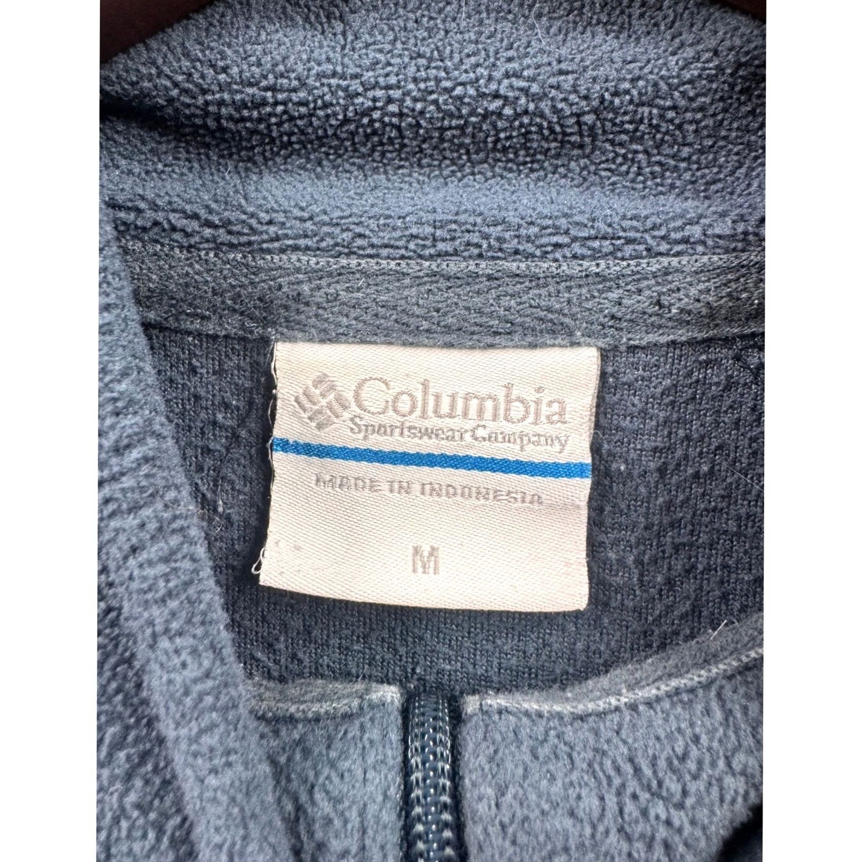 Vintage Columbia Sweater Quarter Zip Fleece Pullover Mock Neck Mens M Gray Size US M / EU 48-50 / 2 - 8 Thumbnail