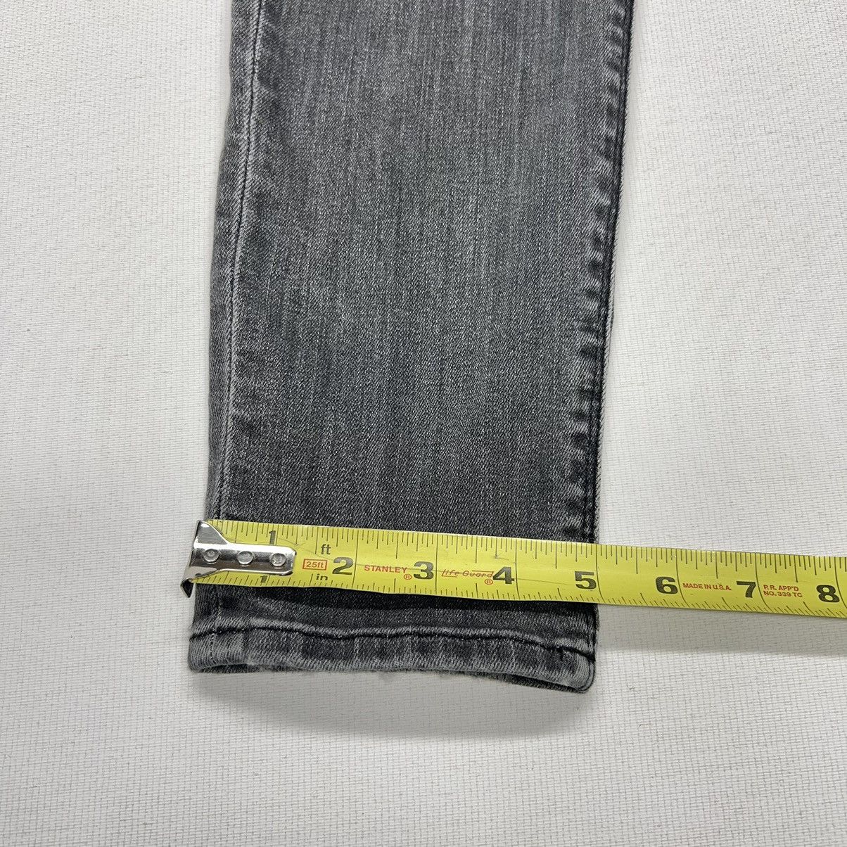 Hudson Hudson Jeans Grey Nico Mid Rise Super Skinny Denim Washed Size 28" / US 6 / IT 42 - 18 Thumbnail