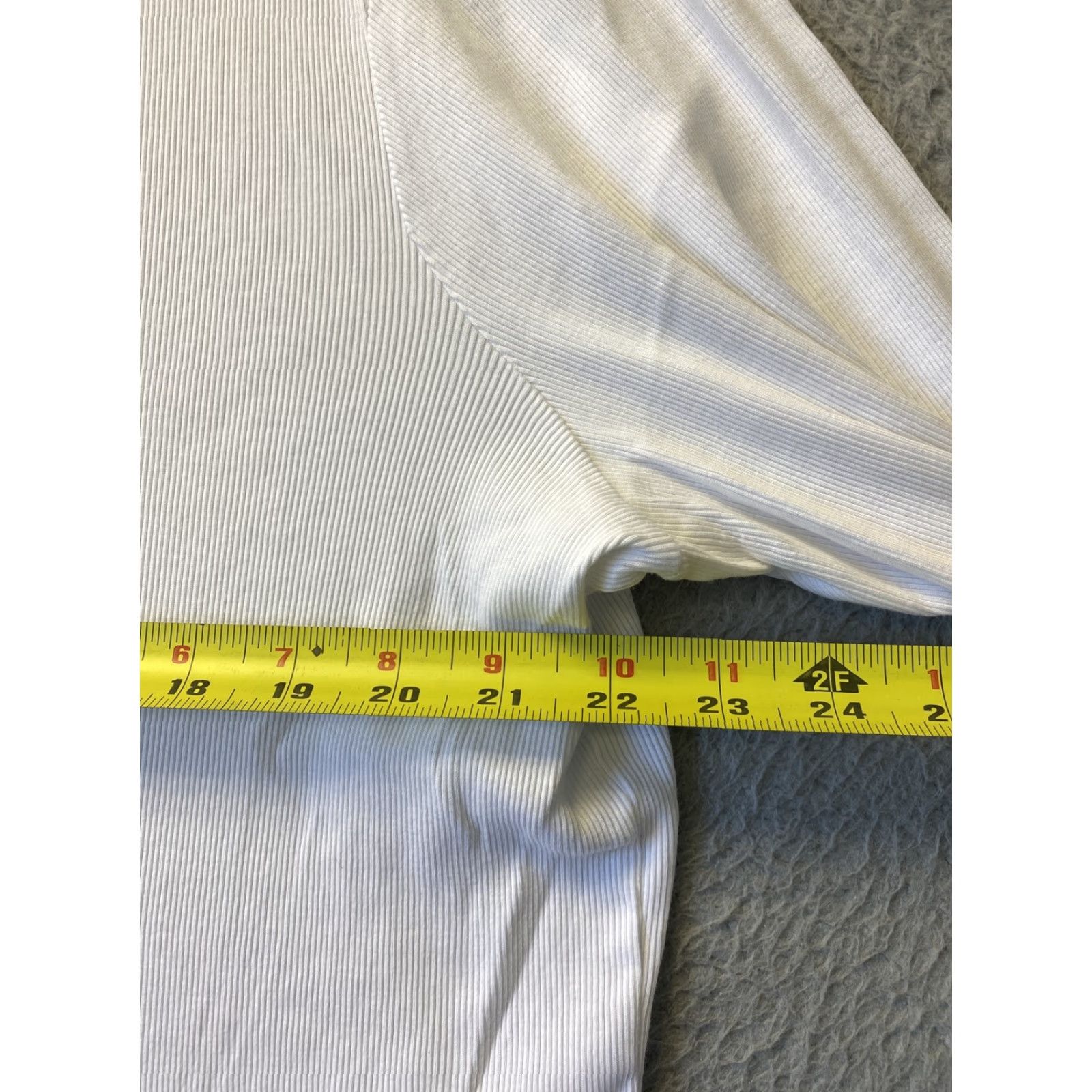 Ralph Lauren LAUREN RALPH LAUREN Women's Blouse 3XL White Collared Top - Metal Theme Size XXL / US 16-18 / IT 52-54 - 6 Thumbnail