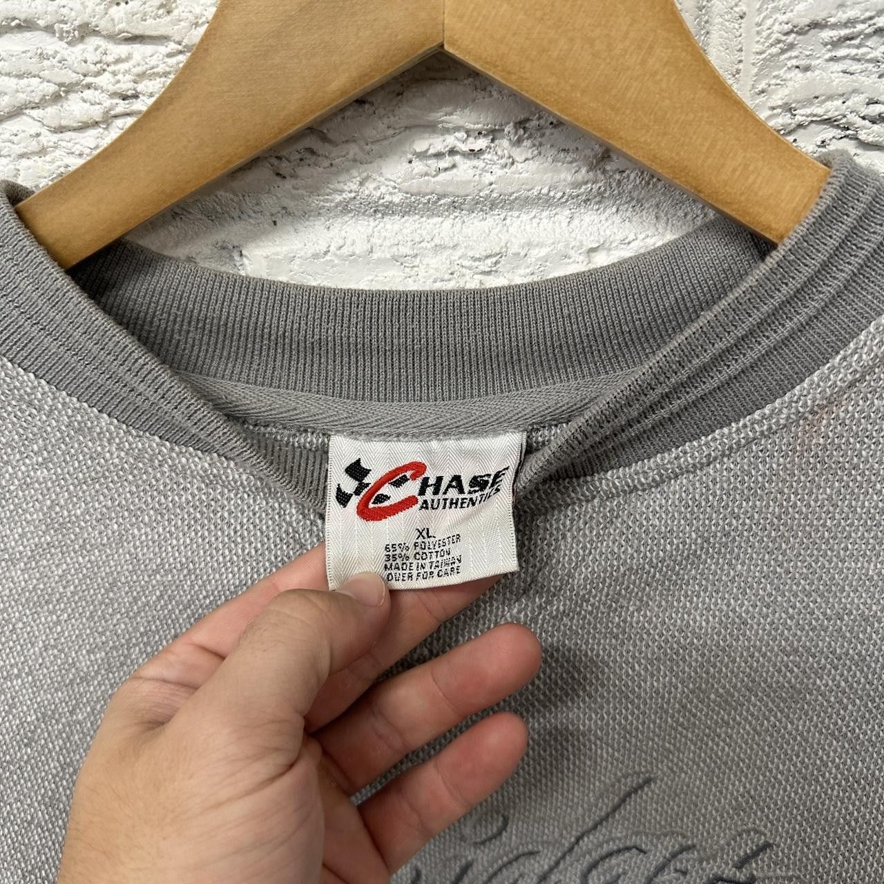 Chase Authentics × NASCAR Vintage Nascar Dale Earnhardt Sr. Grey Sweatshirt XL Size US XL / EU 56 / 4 - 4 Thumbnail