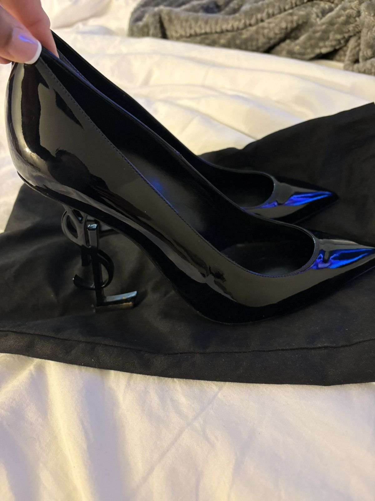 Yves Saint Laurent Patent Opyum 110 Pumps Size US 9 / IT 39 - 4 Thumbnail