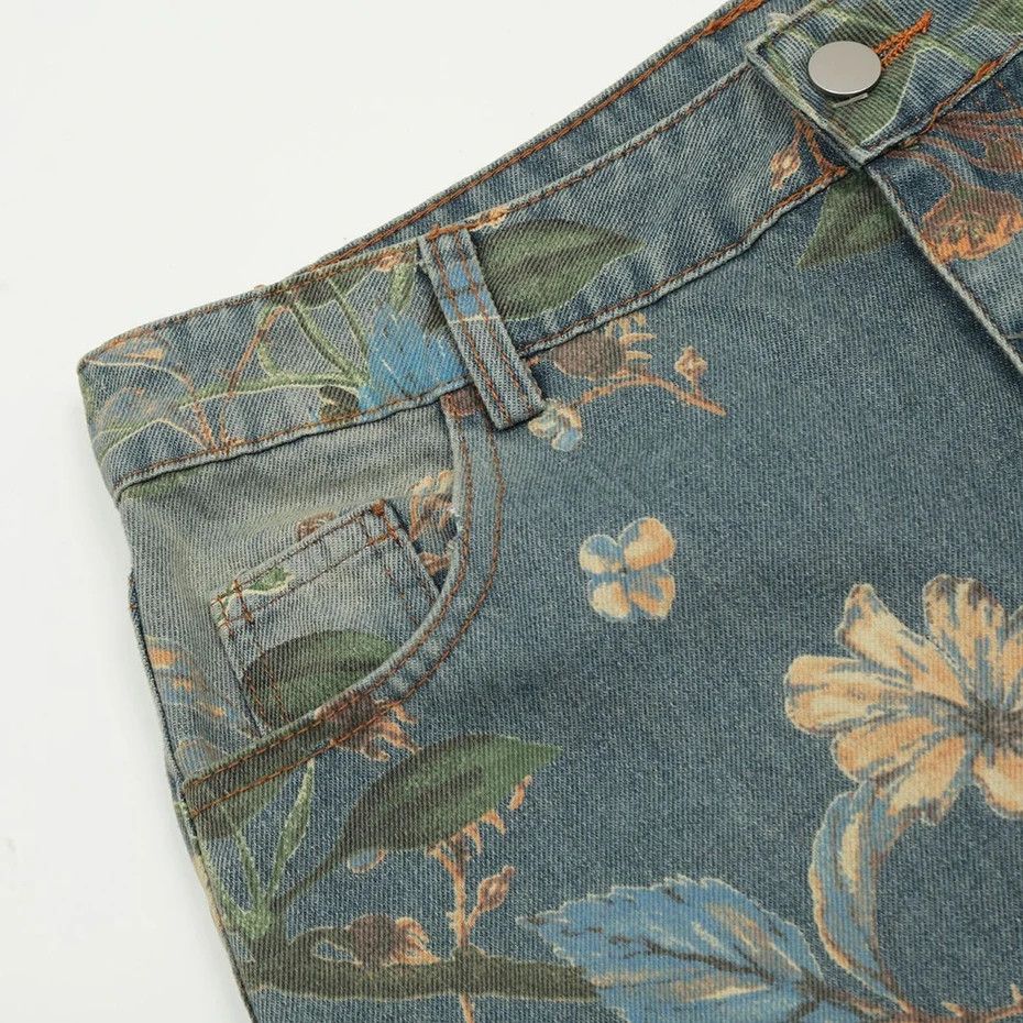 Other Flower Printed Baggy Loose Size US 26 / EU 42 - 4 Thumbnail