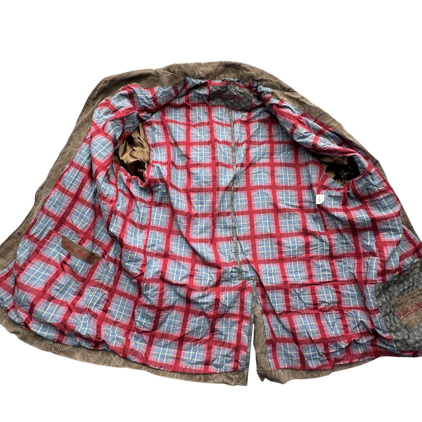 Robert Graham Robert Graham Sport Coat Blazer Mens 3XL Brown Plaid Lined Size US XXL / EU 58 / 5 - 10 Thumbnail