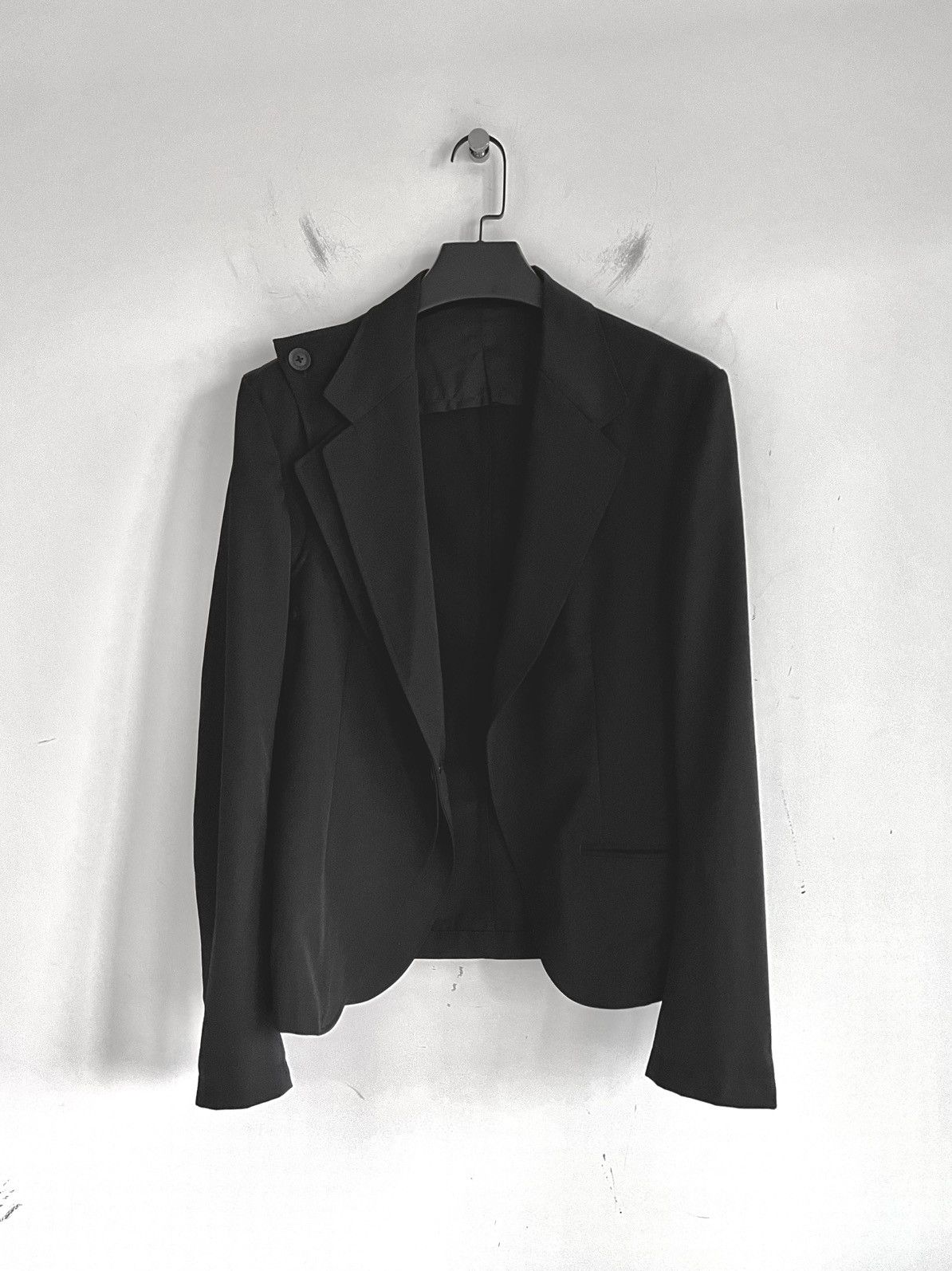 Yohji Yamamoto Yohji Yamamoto Pour Homme - Double Front end round curve JKT Size US M / EU 48-50 / 2 - 1 Thumbnail