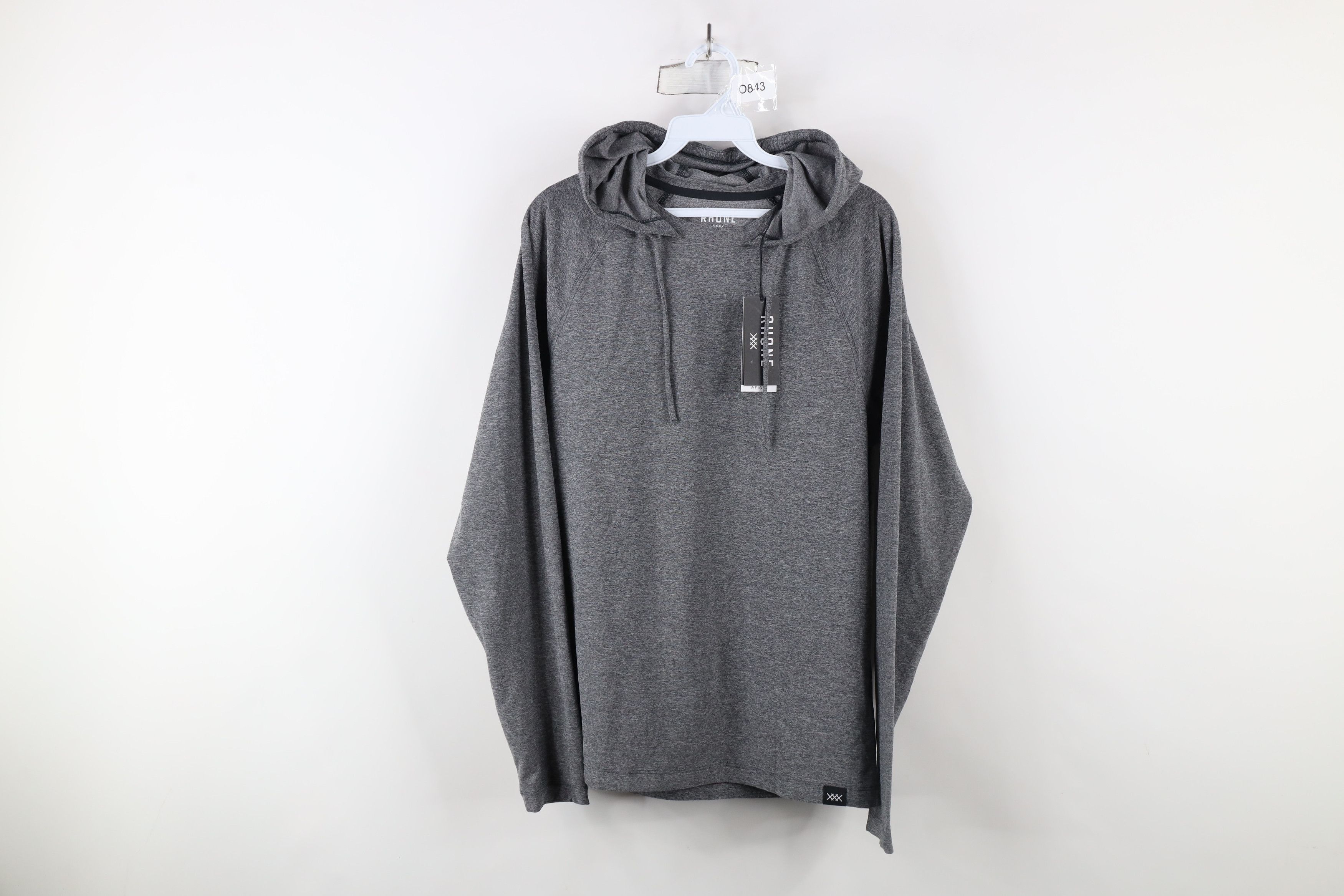 Rhone × Vintage New Rhone Knit Lightweight Running Jogging Gym Hoodie Gray Size US S / EU 44-46 / 1 - 1 Thumbnail