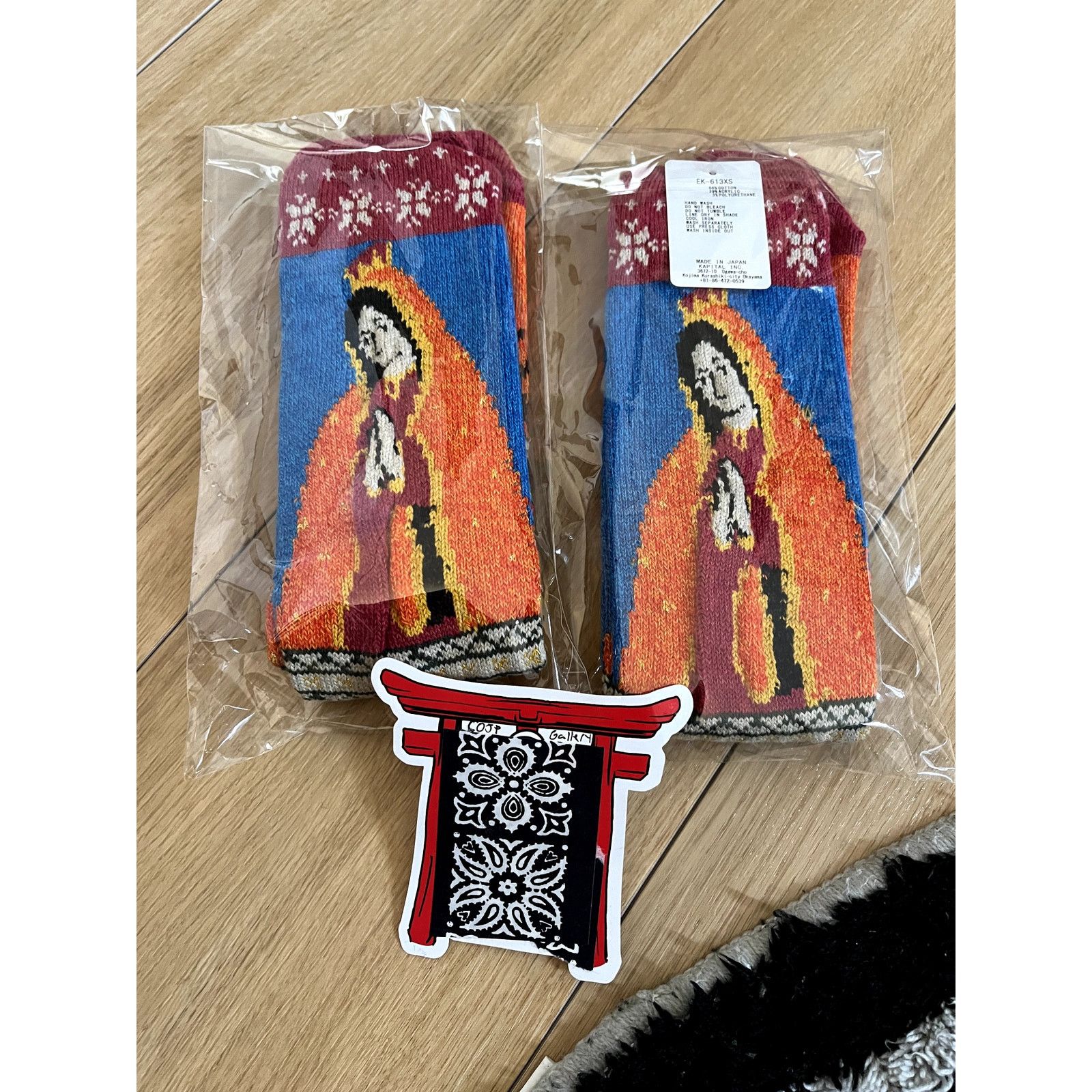 Kapital Kapital 96 Pieces Maria Pattern Socks (Short) Size ONE SIZE - 2 Thumbnail