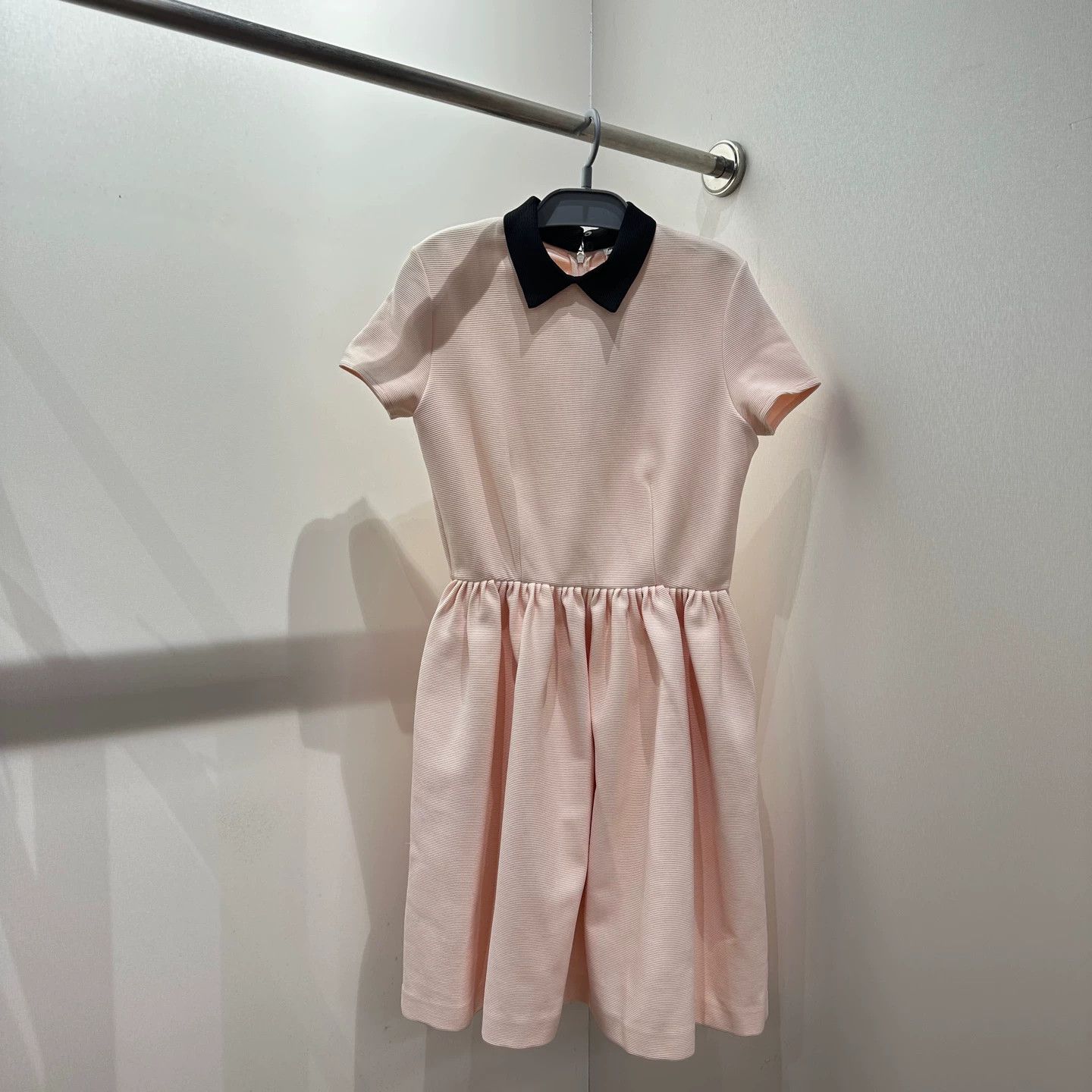 Miu Miu Miu Miu mar389 pink short-sleeve dress M polyamide Size M / US 6-8 / IT 42-44 - 1 Thumbnail