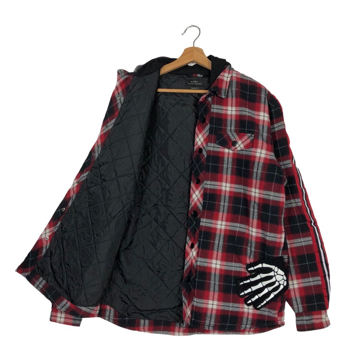 Japanese Brand 🔥Rare Design Zara Tartan Design Jacket Punk Design Size US L / EU 52-54 / 3 - 10 Thumbnail
