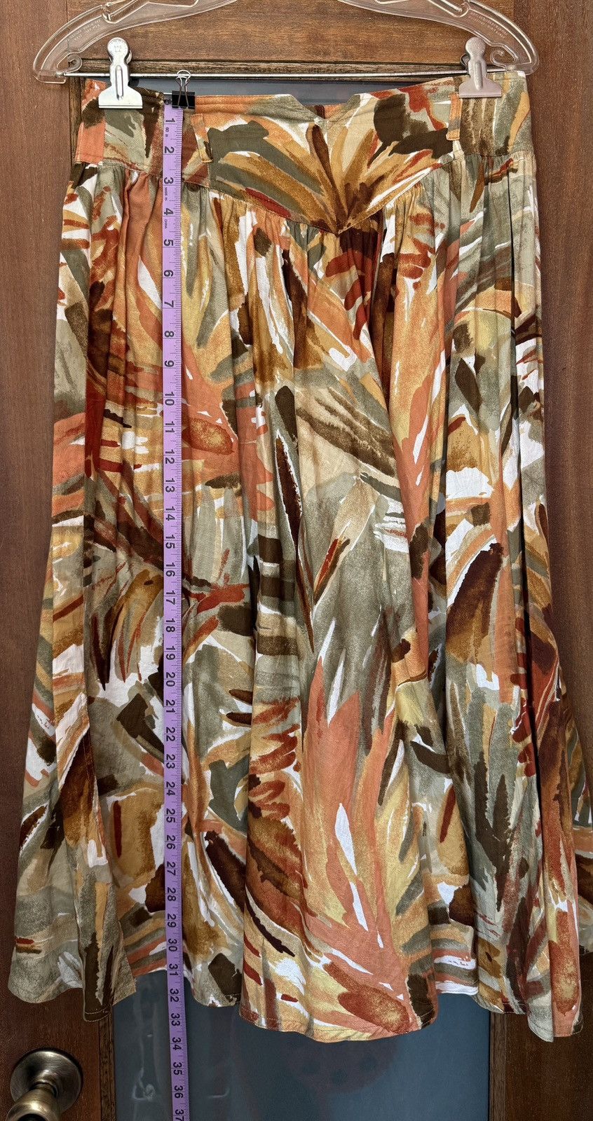 Escada Escada Vintage Silk Tropical Floral 2pc Skirt Set - 40 (Med) Size S / US 4 / IT 40 - 17 Thumbnail