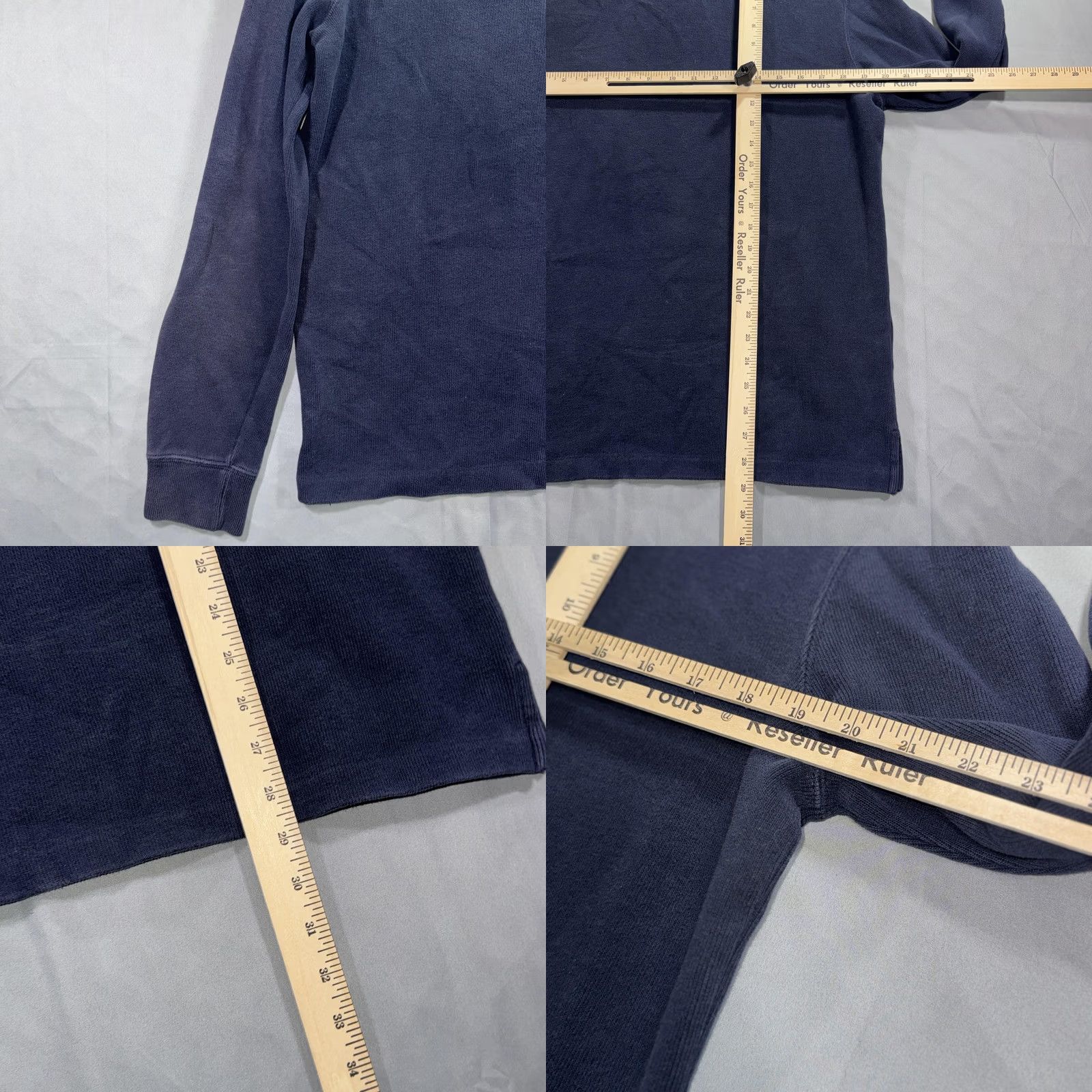 Polo Ralph Lauren Polo Ralph Lauren Sweater Mens M Blue 1/4 Zip Mock Neck Cotton Pony Logo Size US M / EU 48-50 / 2 - 8 Thumbnail