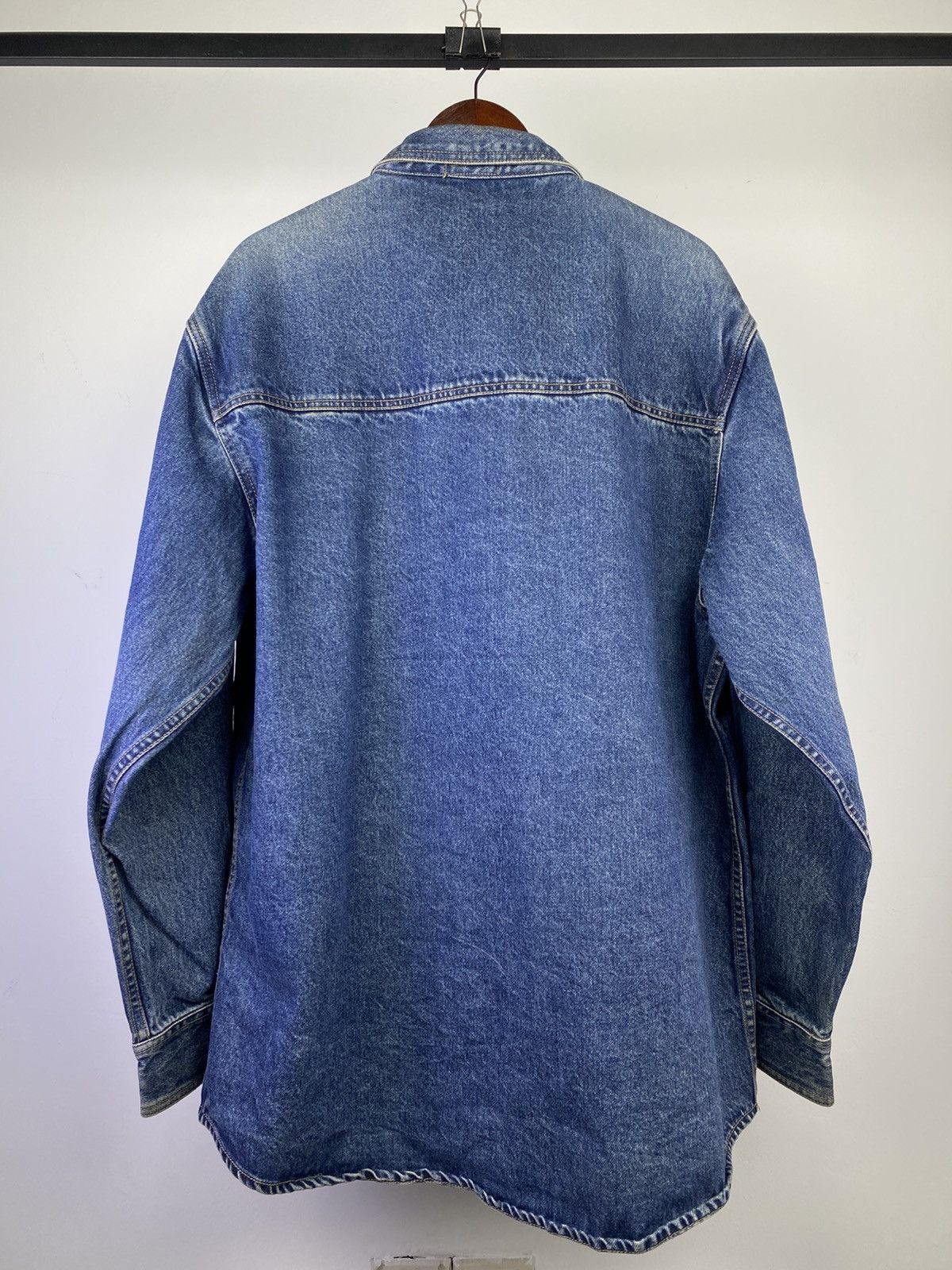 Marithe + Francois Girbaud Marithe Francois Girbaud Vintage Faded Oversized Denim Jacket Size US XL / EU 56 / 4 - 2 Thumbnail