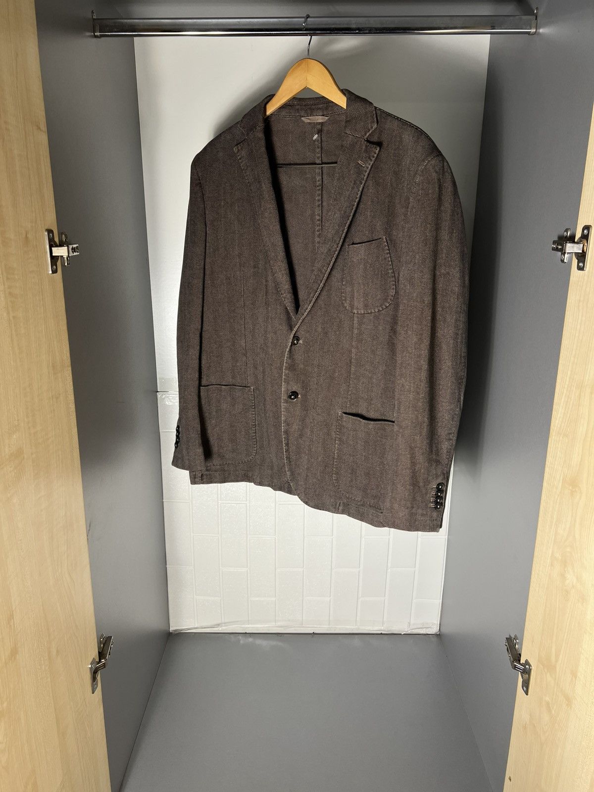 L.B.M. 1911 VINTAGE L.B.M 1911 LIMITED EDITION WOOL COAT SUIT DESIGNER Size 54R - 7 Thumbnail