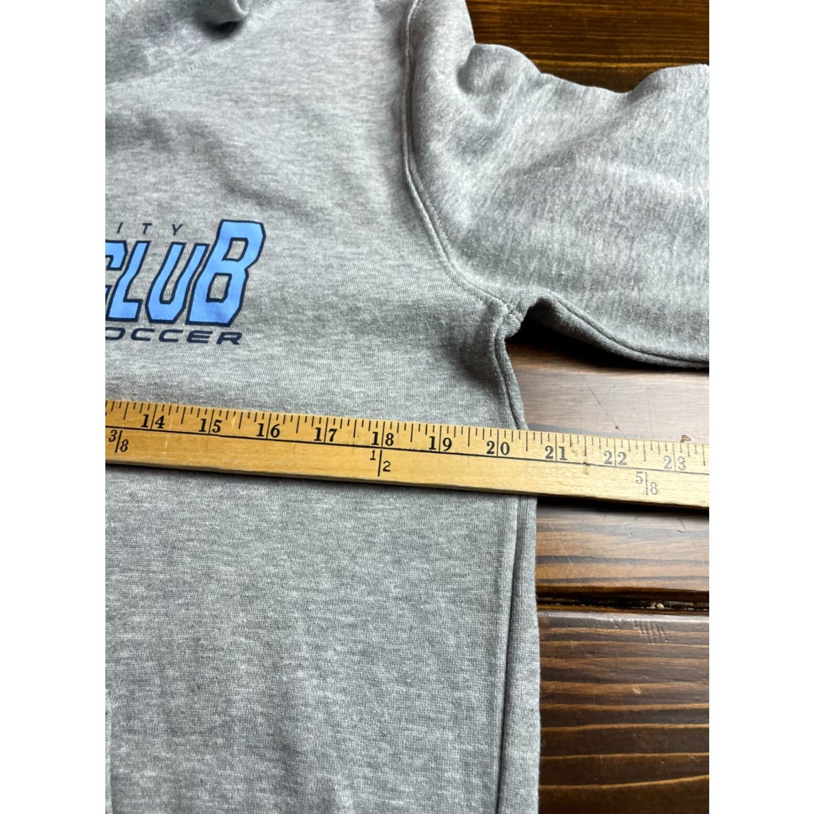 Vintage MLS Hoodie Women's Size XL Gray Soccer New York Football Club Hoodie USA Jersey? Size XL / US 12-14 / IT 48-50 - 6 Thumbnail