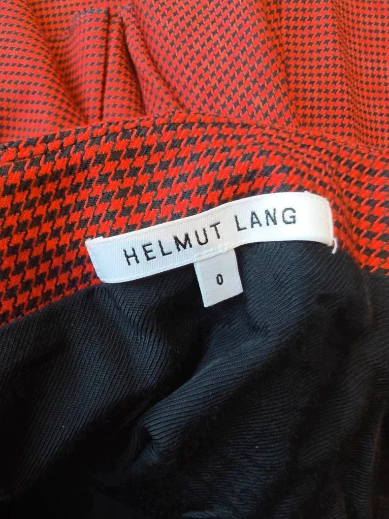 Helmut Lang HELMUT LANG size0 Red checkered dress Size 26" / US 2 / IT 38 - 7 Thumbnail