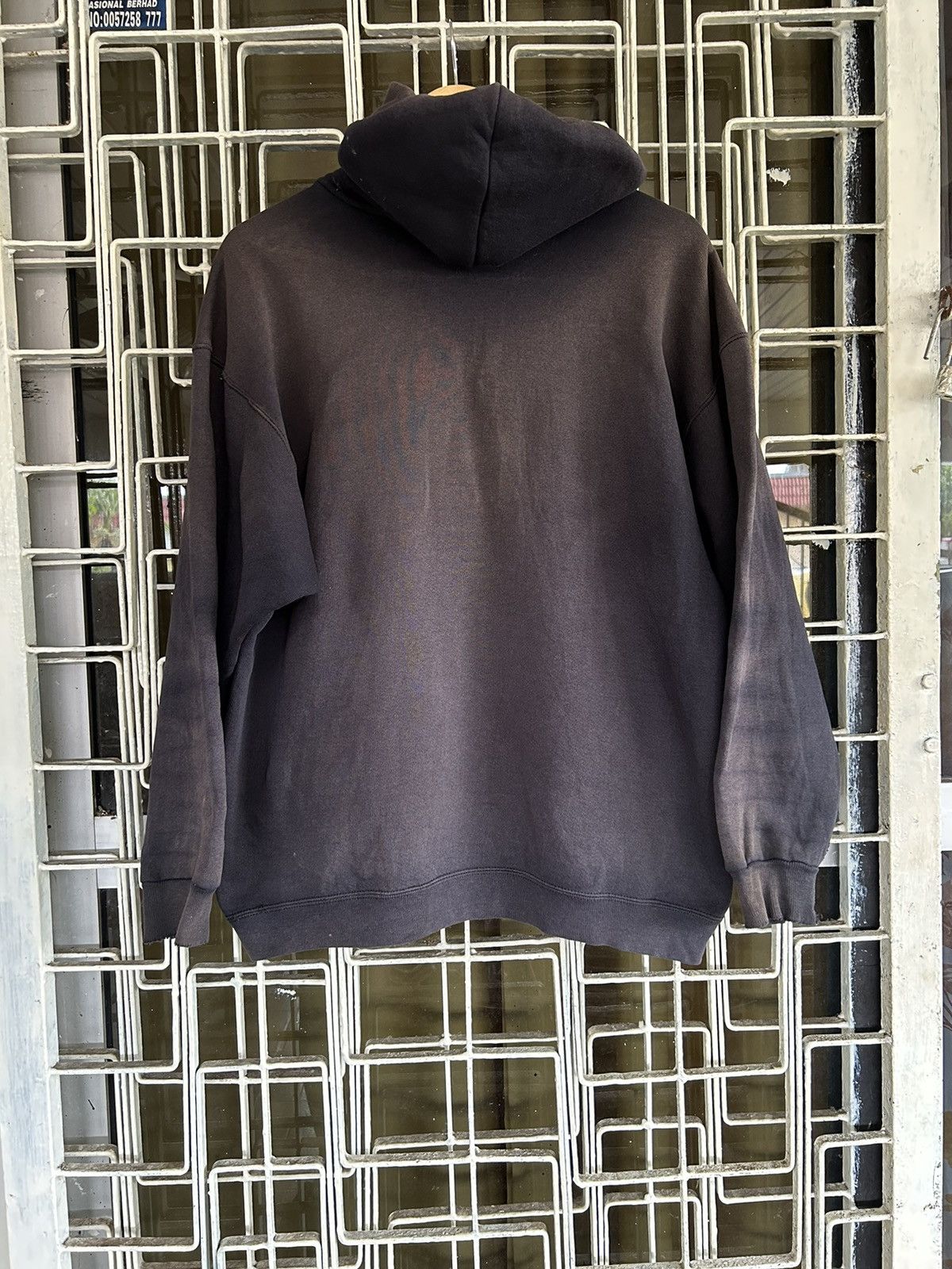 Nike × Vintage 💥 RARE 90s SUN FADED NIKE PULL OVER HOODIE Size US L / EU 52-54 / 3 - 2 Thumbnail