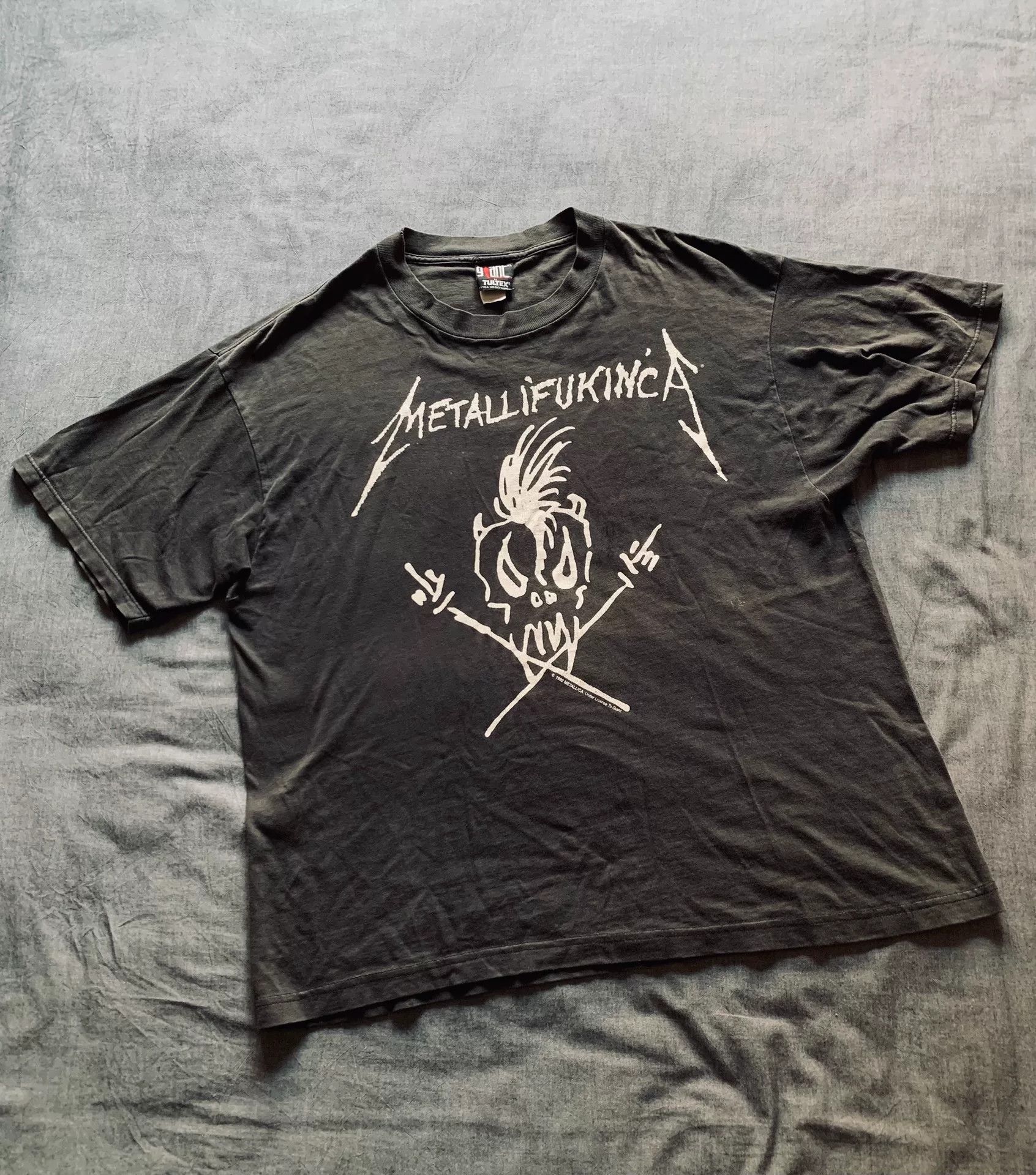 Vintage Vintage Metallica Graphic Print Tee Size US XL / EU 56 / 4 - 1 Thumbnail