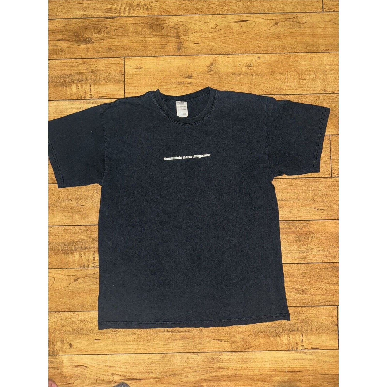 Vintage Vintage Motocross T-Shirt Black Large 21x27 Size US L / EU 52-54 / 3 - 4 Thumbnail