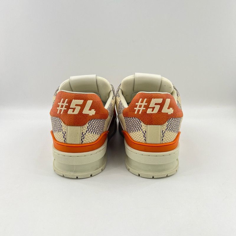 Louis Vuitton Louis Vuitton Orange Low-Top Sneakers for Men and Women -25 Size US 8 / EU 41 - 3 Thumbnail