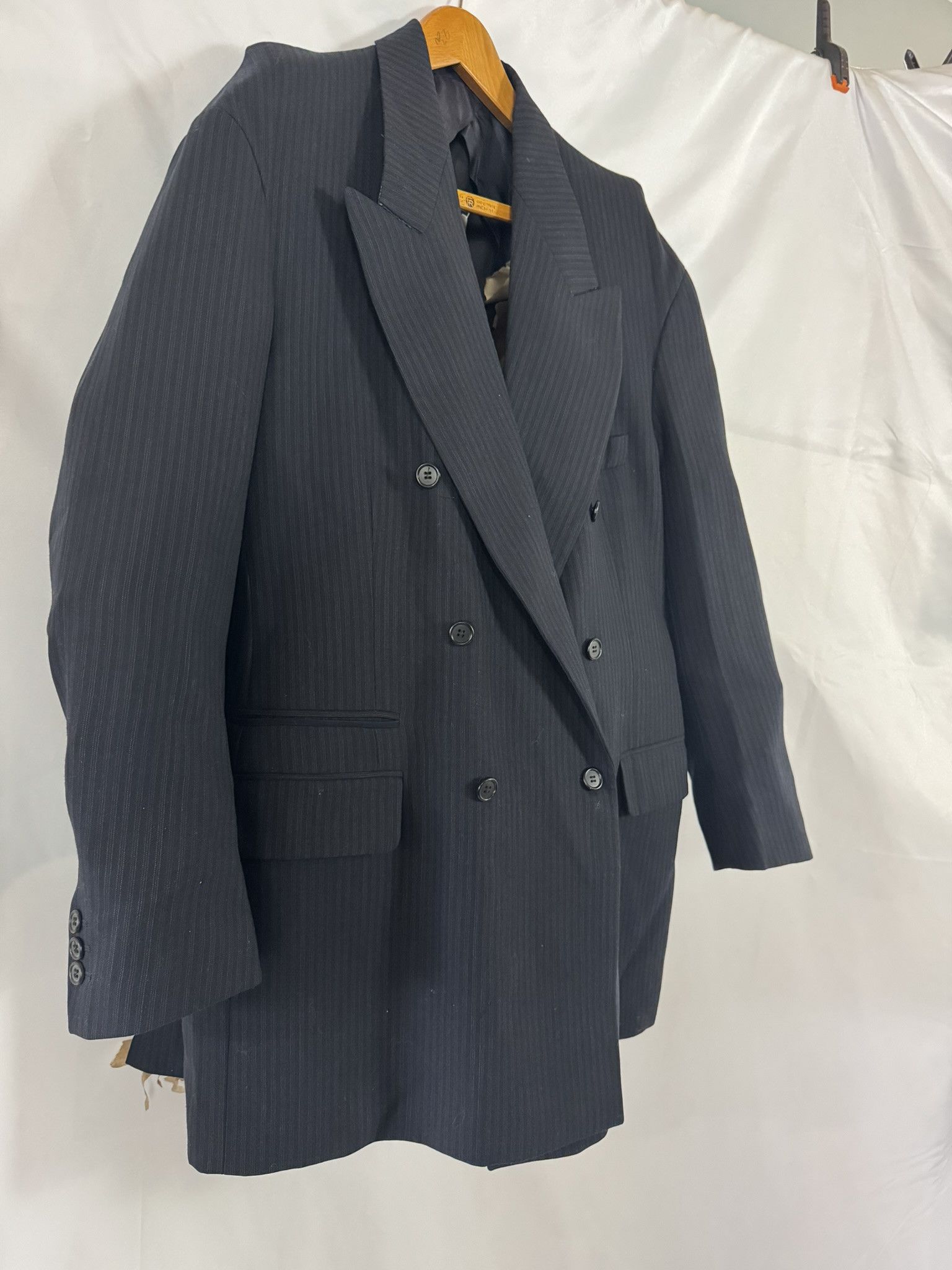 Maison Margiela Vintage Martin Margiela Double Breasted Pinstripe Blazer 42 Size M / US 6-8 / IT 42-44 - 18 Thumbnail