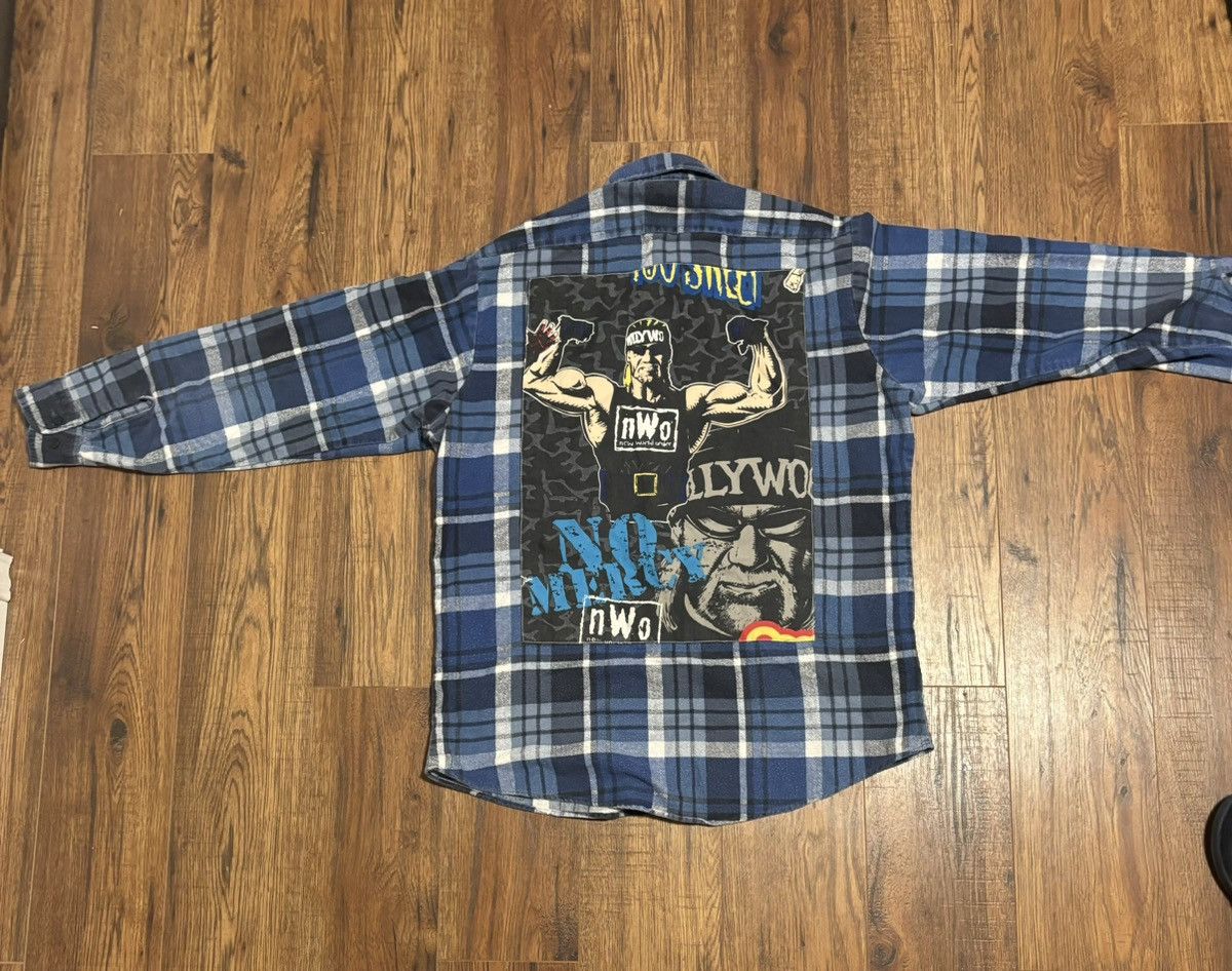 Vintage Vintage Hulk Hogan Flannel Size US L / EU 52-54 / 3 - 1 Thumbnail