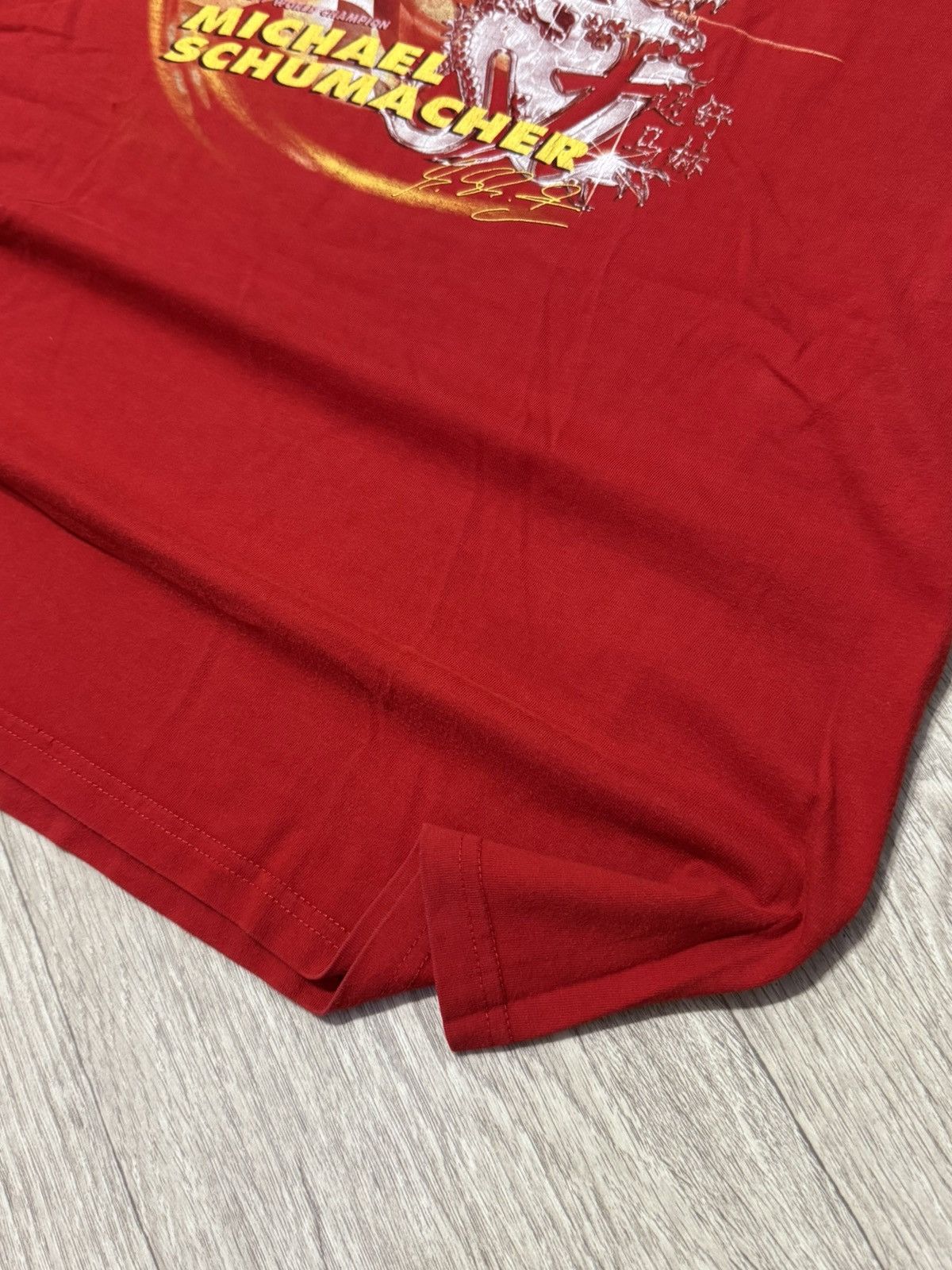 Ferrari 🔷Vintage Michael Schumacher Ferrari Formula F1 T-shirt 90s🔷 Size US M / EU 48-50 / 2 - 2 Thumbnail