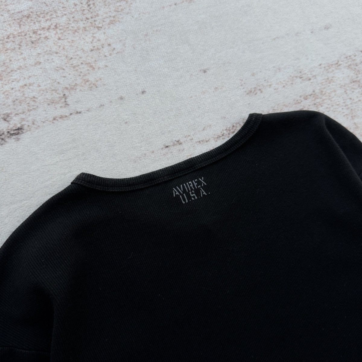 Avirex VINTAGE AVIREX PLAIN WAFFLE LONG SLEEVE Size US XS / EU 42 / 0 - 8 Thumbnail