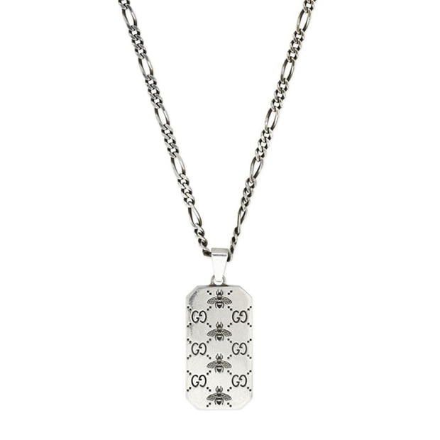 Gucci Engraved Gucci Signature Pendant Necklace Size ONE SIZE - 1 Thumbnail