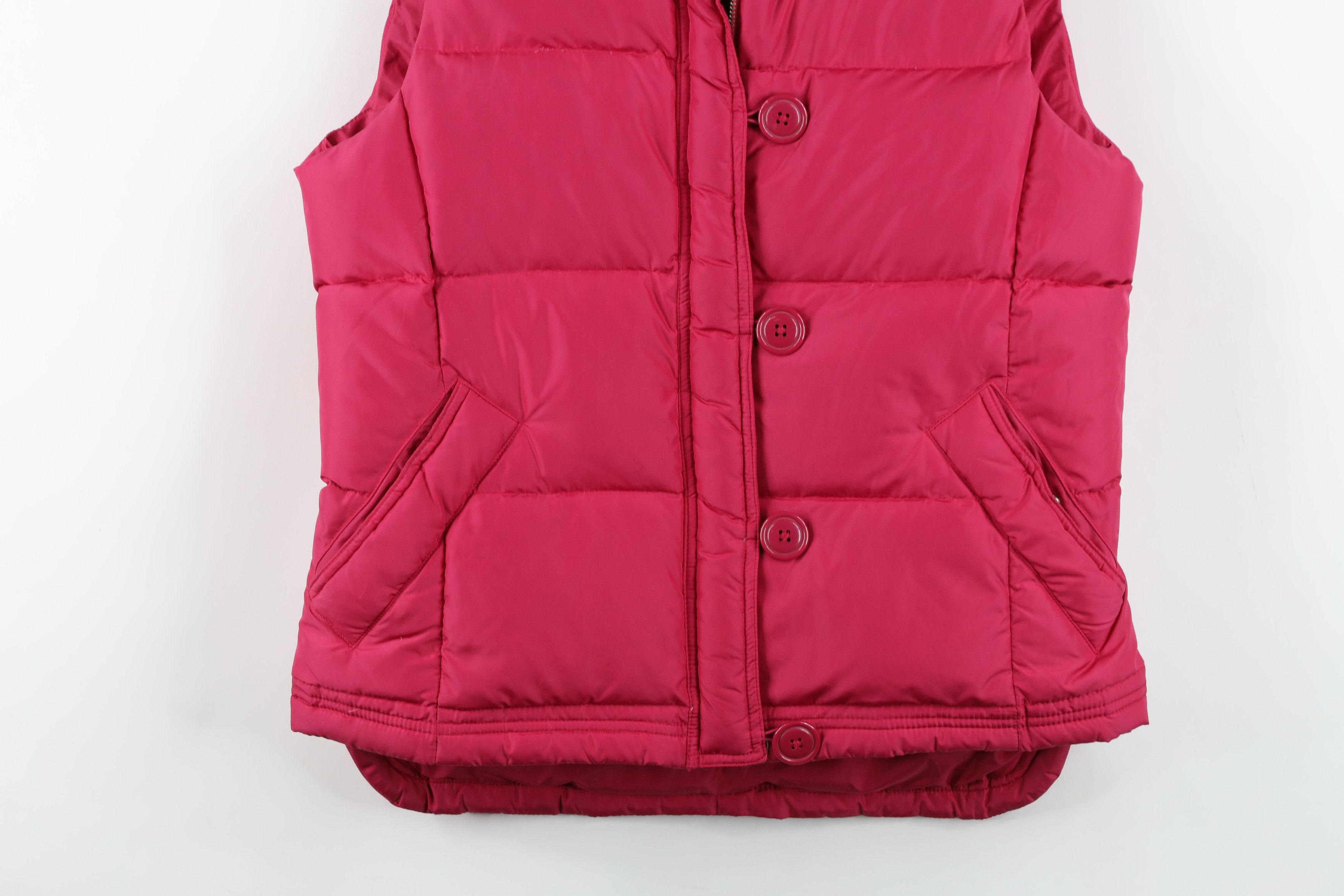 J.Crew Vintage J Crew Down Insulated Big Button Putfer Vest Jacket Size M / US 6-8 / IT 42-44 - 3 Thumbnail