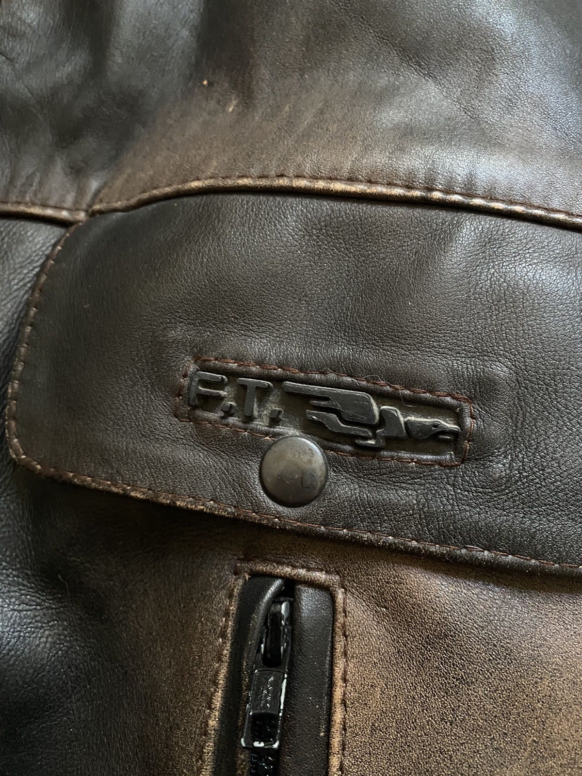 Vintage Vintage Frank Thomas Barnstormer Aviator Leather Jacket Size US M / EU 48-50 / 2 - 6 Thumbnail
