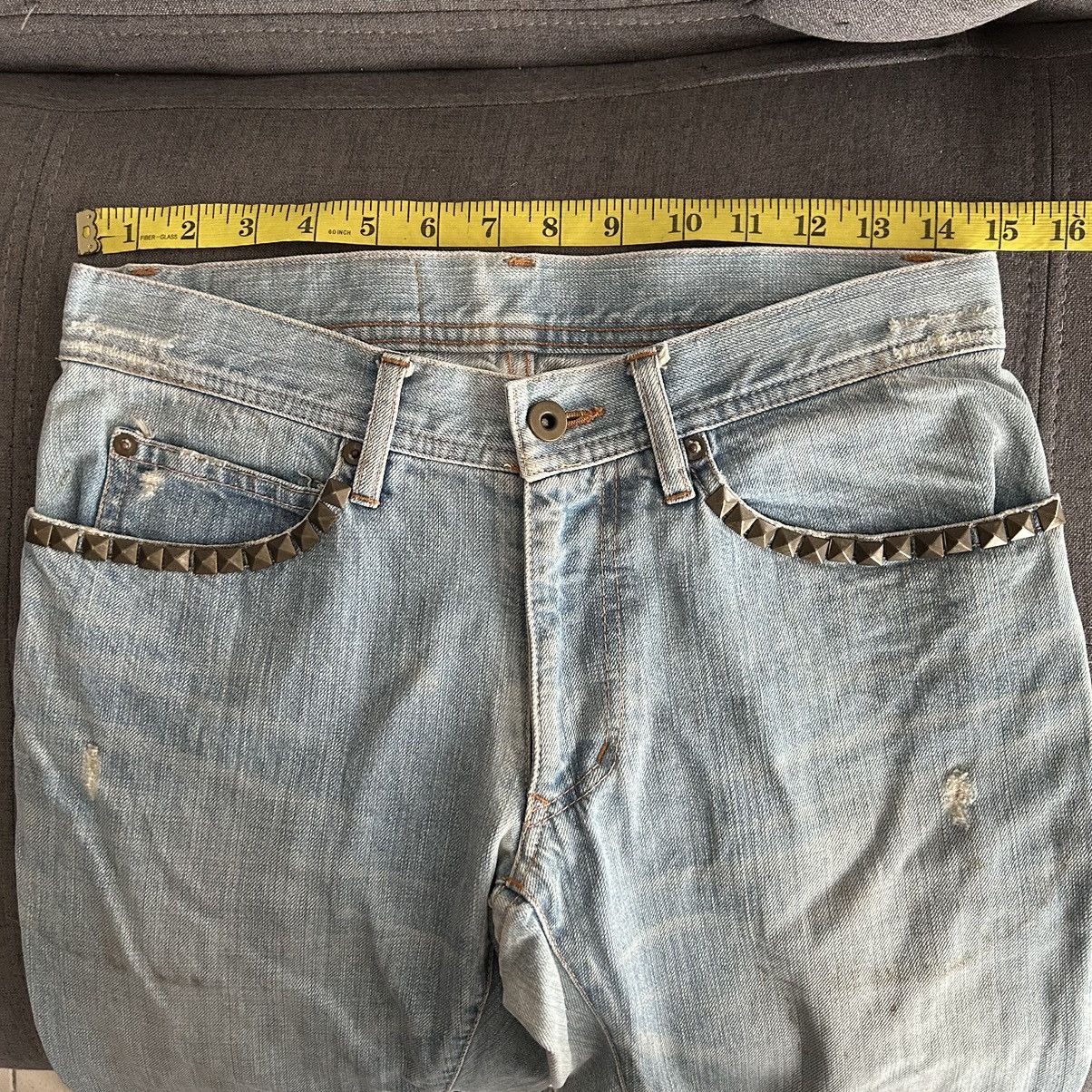 Tete Homme Tete Homme Flared Distressed Jeans Size US 29 - 15 Thumbnail