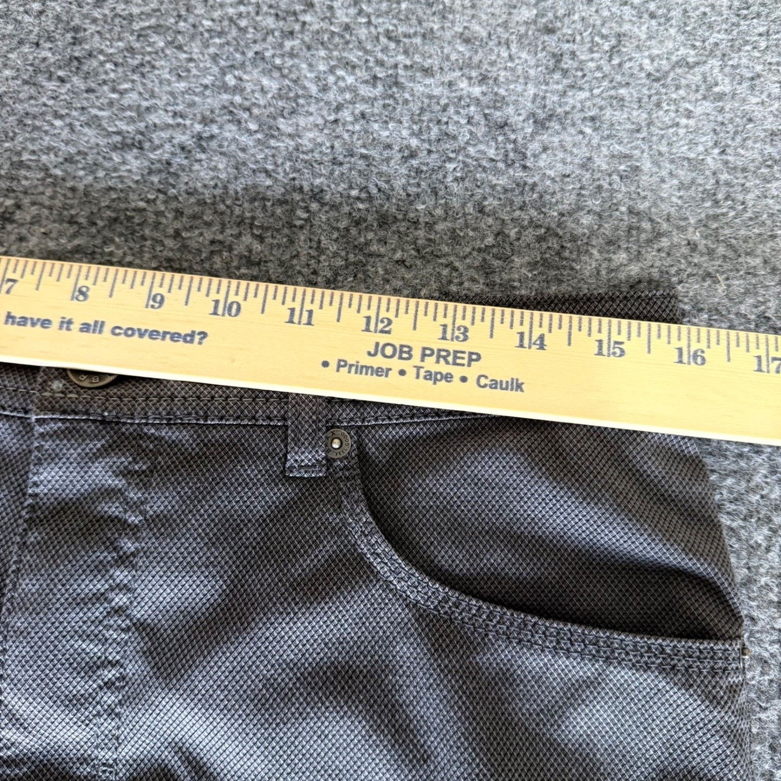 BRAX BRAX Cooper Chino Pants Mens 32x34 (32x32) Gray Casual Slim Size US 32 / EU 48 - 6 Thumbnail