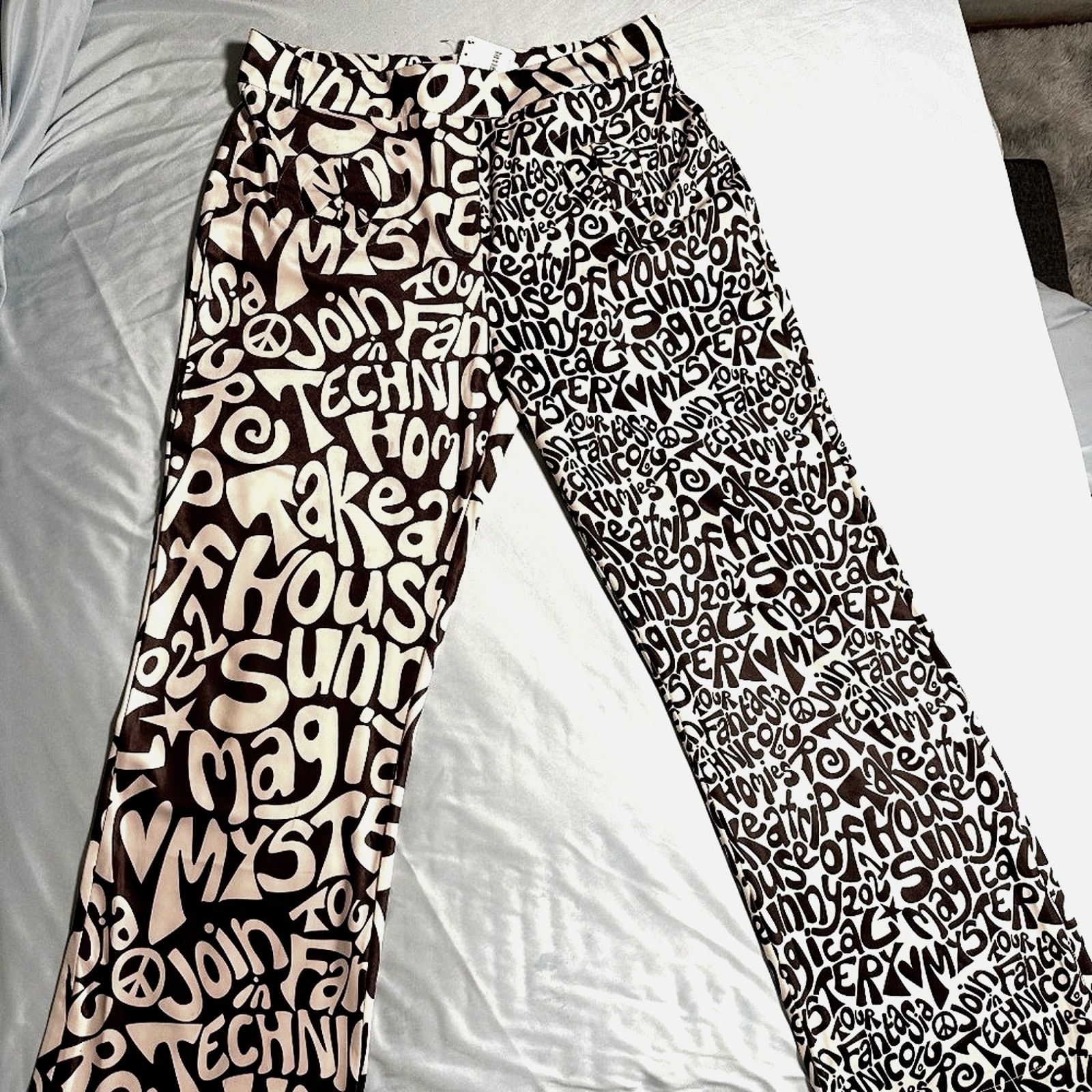 Free People Free People Scooby Pants Peace Sign Pocket House of Sunny 12 Size 34" / US 12 / IT 48 - 8 Thumbnail