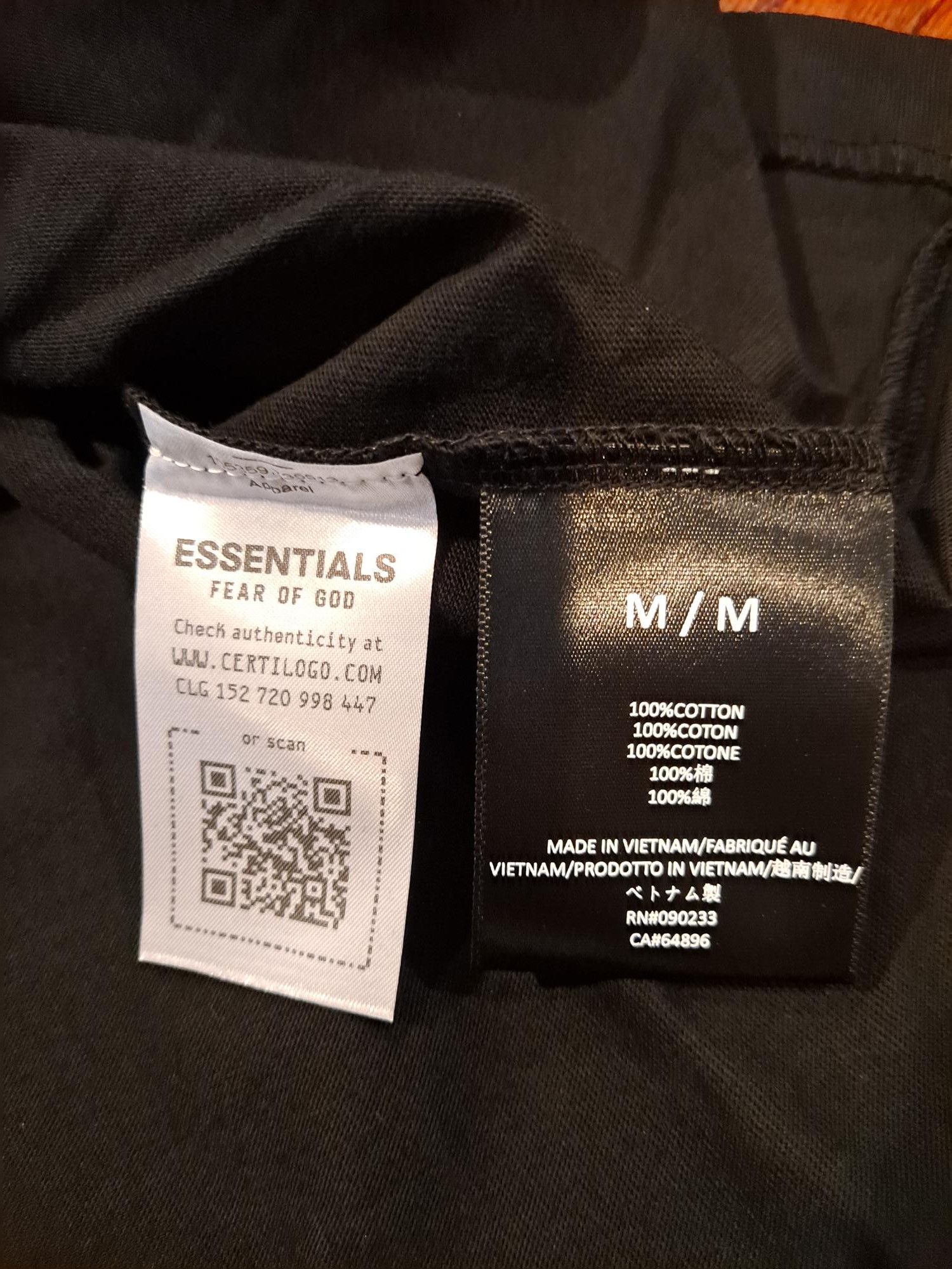 Essentials Fear of God Essentials Jersey Long Sleeve Tee Black Size US M / EU 48-50 / 2 - 3 Thumbnail