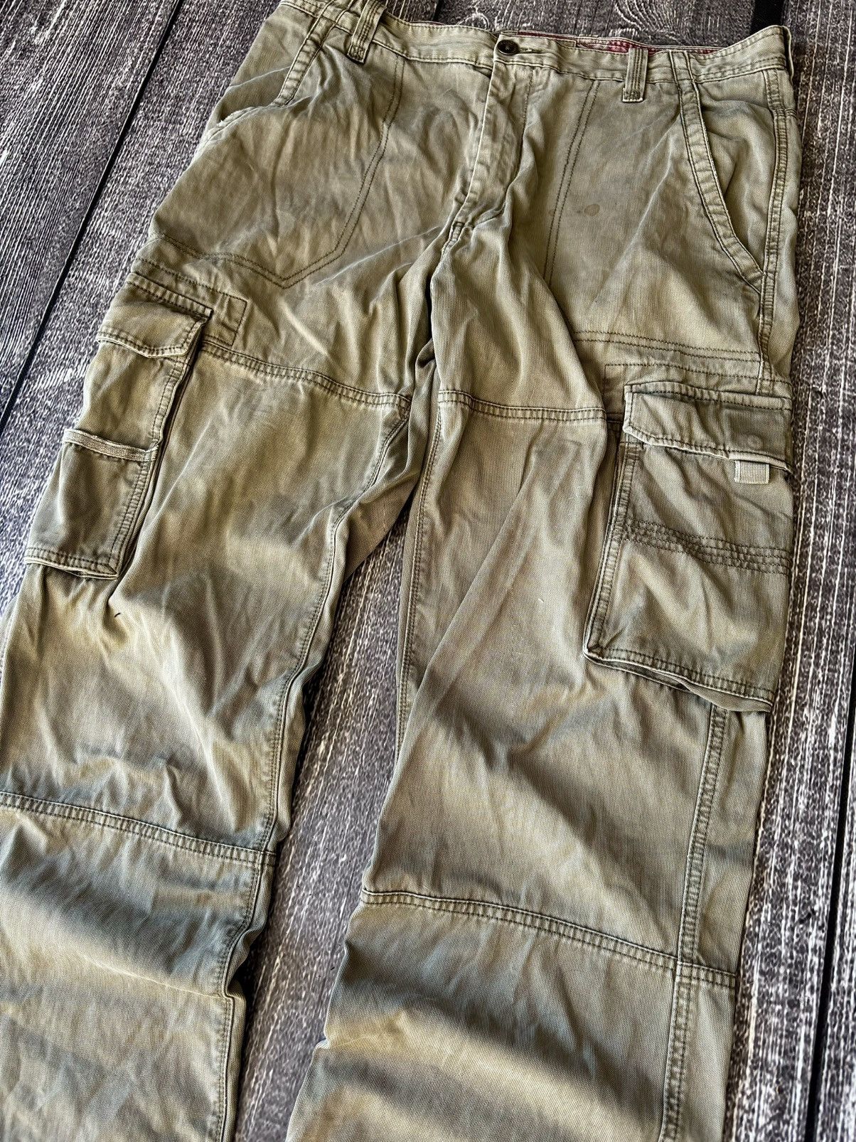 Designer × If Six Was Nine × Japanese Brand VTG Yohji Yamamoto Junya Watanabe Style Bondage Cargo Pants Size US 34 / EU 50 - 4 Thumbnail