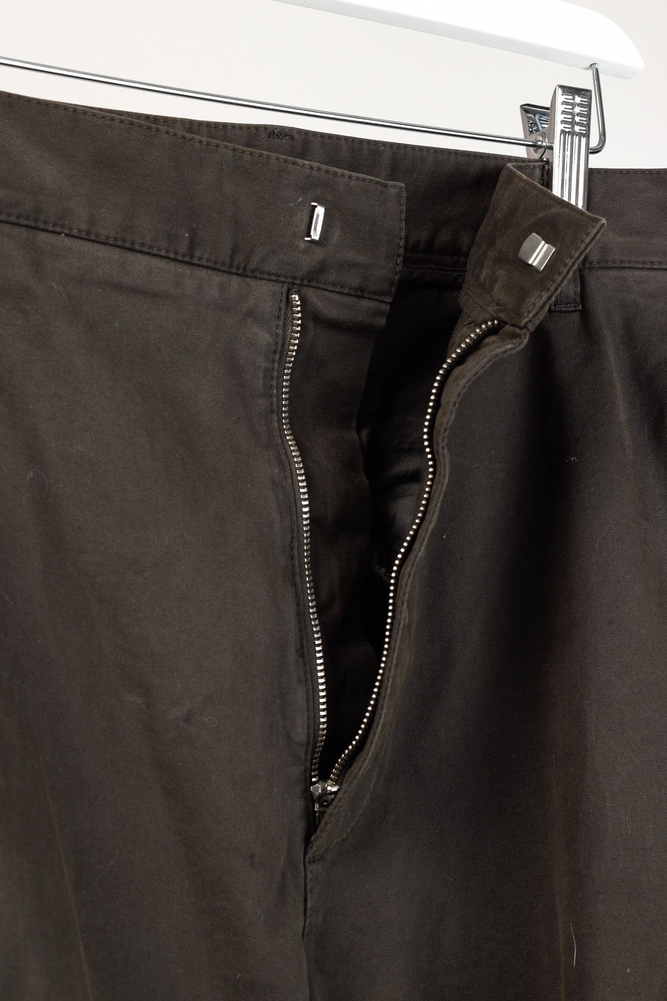 Moncler Moncler Military Khaki Wide-Leg Stretch-Cotton Cargo pant Size US 34 / EU 50 - 11 Thumbnail