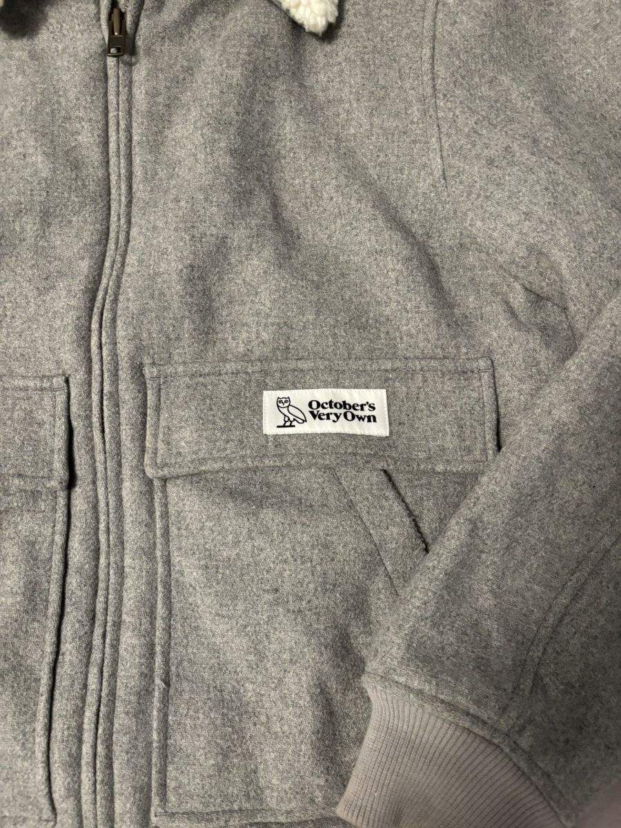October's Very Own OVO Wool Aviator Jacket Size US S / EU 44-46 / 1 - 2 Thumbnail