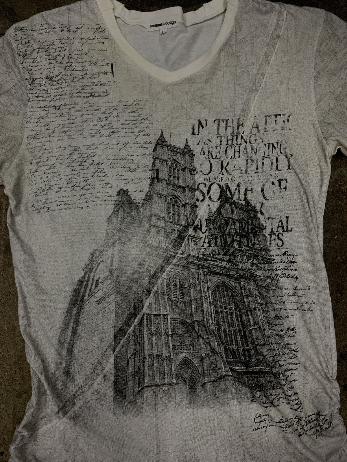 Japanese Brand Japanese brand Semantic poem t-shirt Size US L / EU 52-54 / 3 - 3 Thumbnail