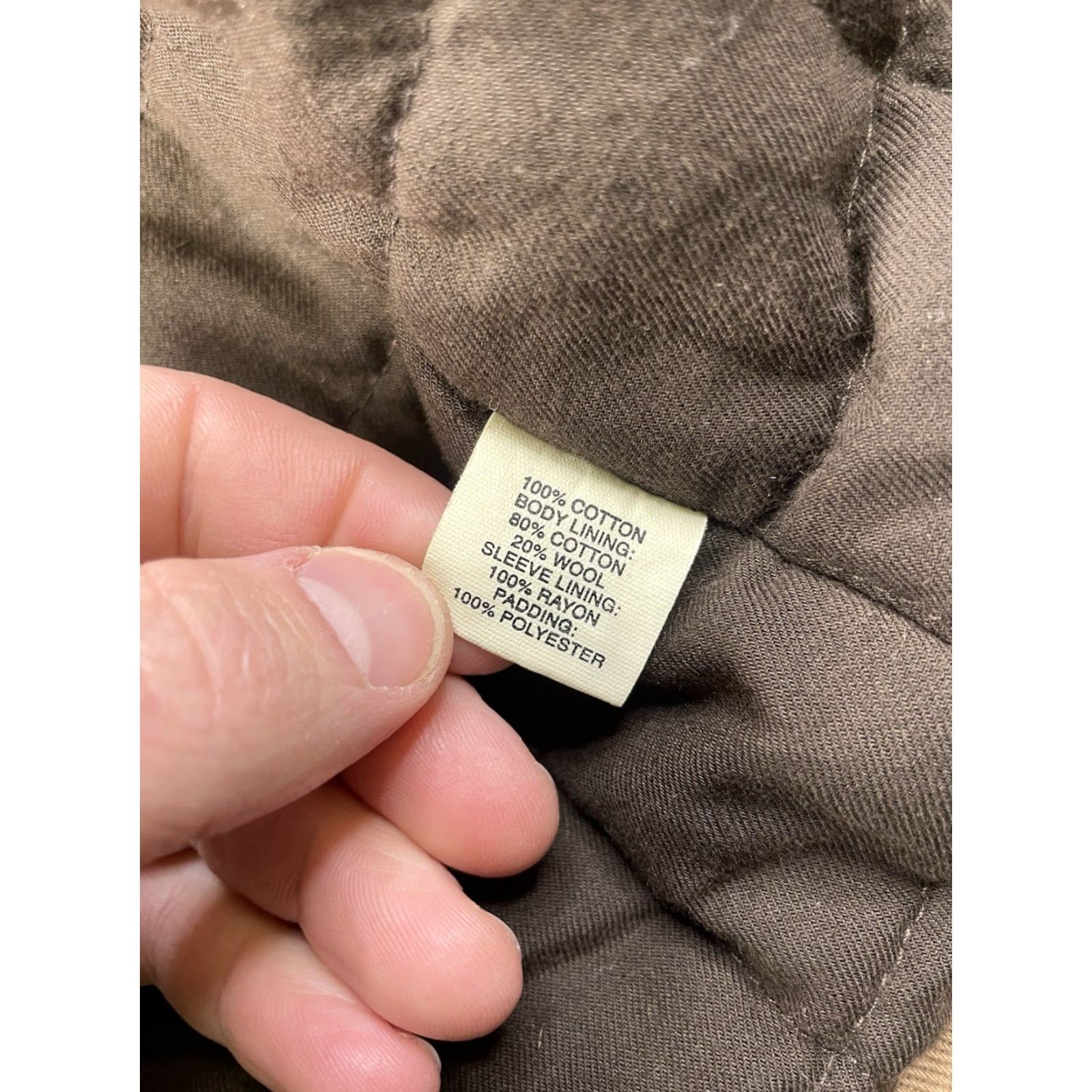 Brooks Brothers Brooks Brothers Loro Piana Rain System Chore Coat Jacket Mens 2XL Tan Cotton Twill Corduroy Coat Mens Regular Jacket Size US XXL / EU 58 / 5 - 5 Thumbnail