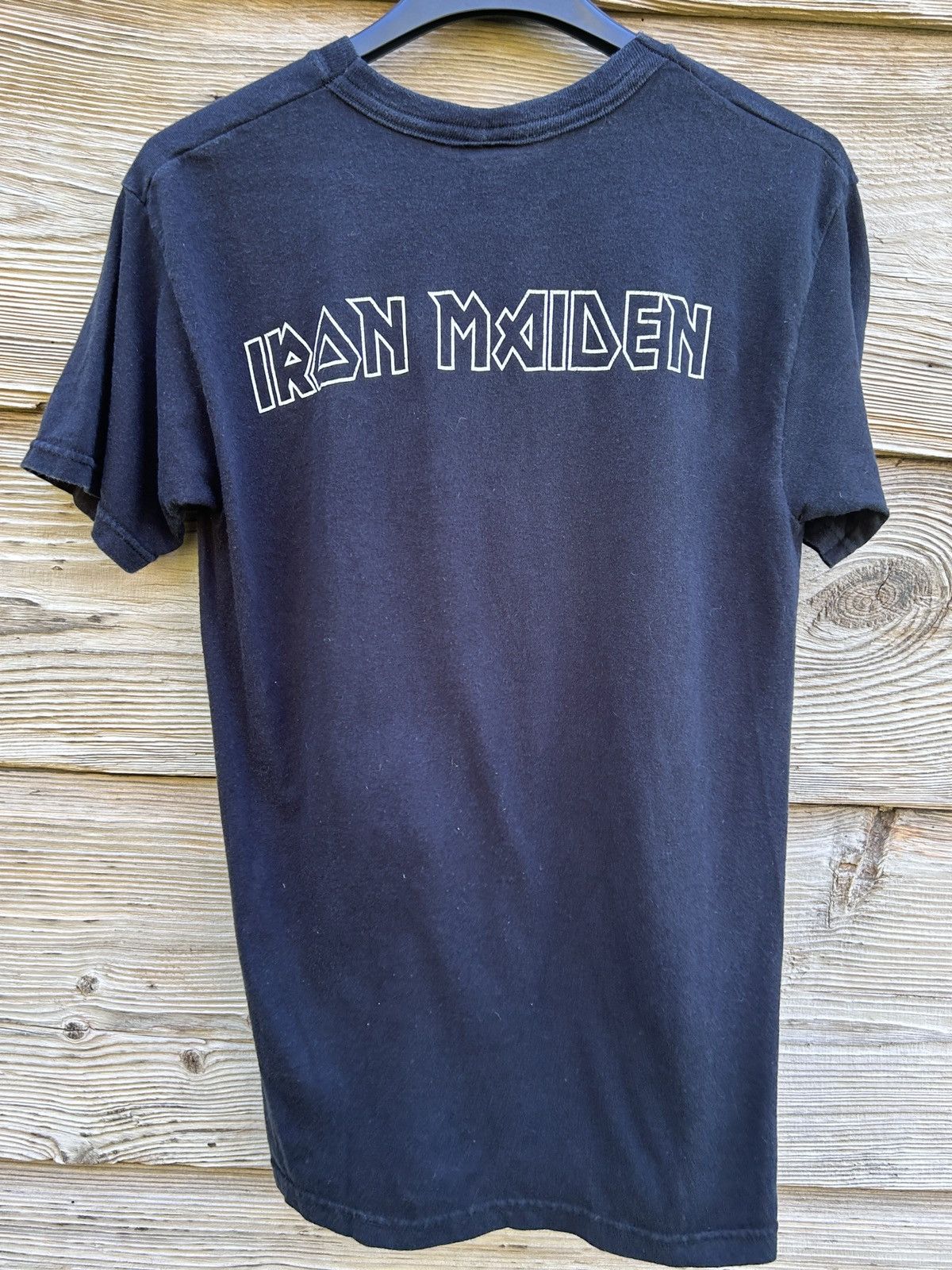 Band Tees × Iron Maiden × Vintage 00s Vintage Iron Maiden Different World T-Shirt In Black Size S / US 4 / IT 40 - 4 Thumbnail