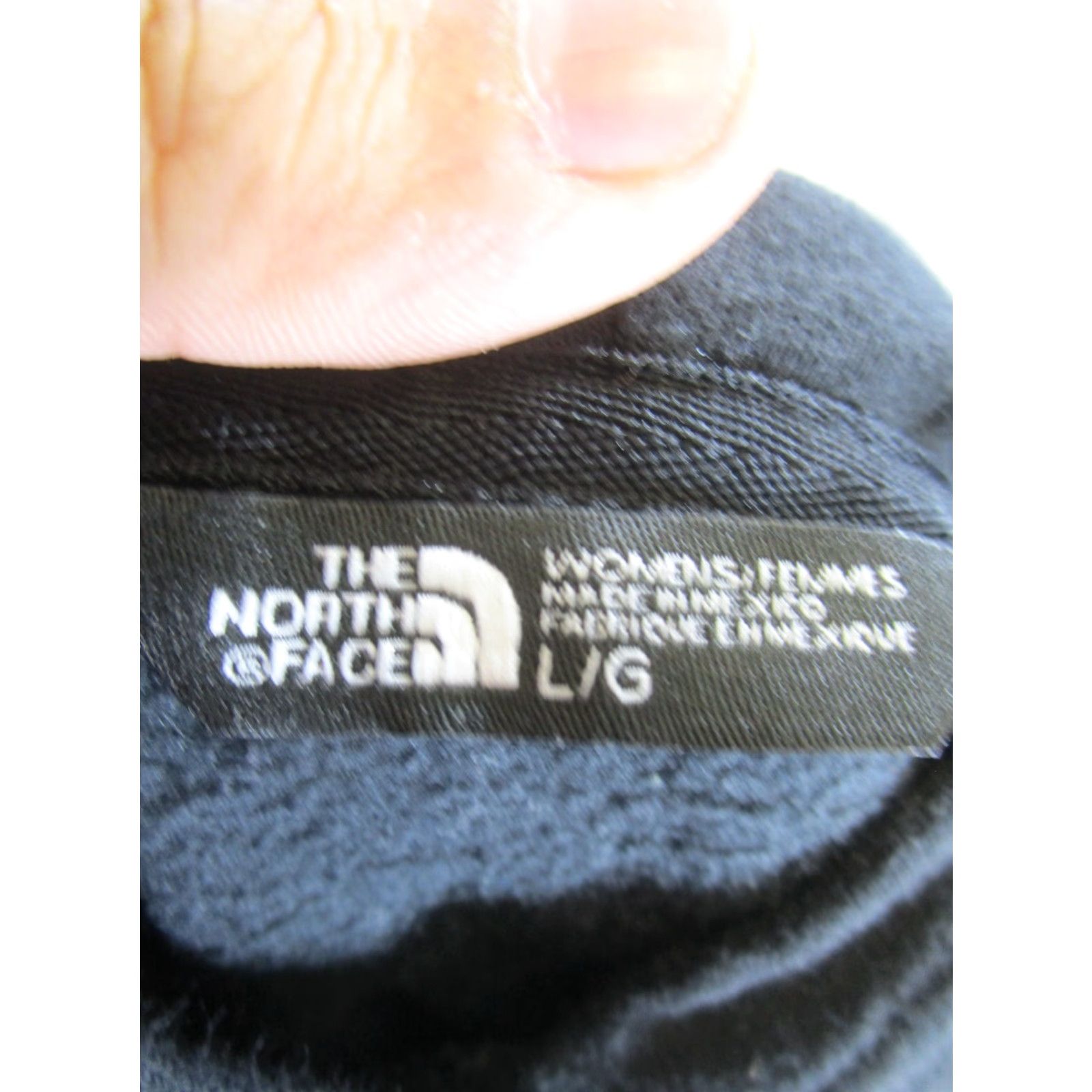 The North Face The North Face Sweatshirt Womens Large Graphic Black Cotton Blend Hoody Size L / US 10 / IT 46 - 7 Thumbnail