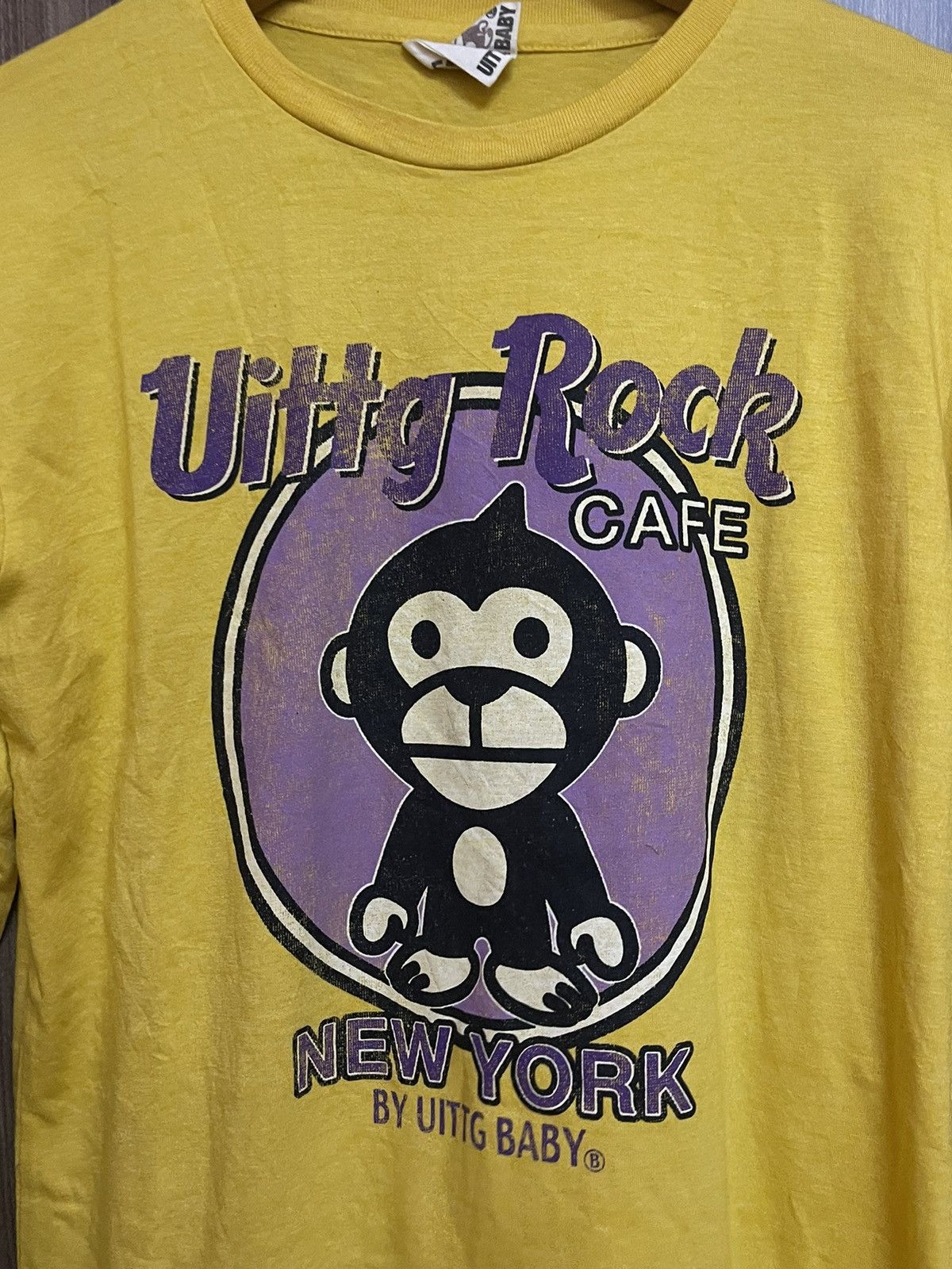 Japanese Brand × Vintage vintage UITTG Baby cafe big logo Size US L / EU 52-54 / 3 - 2 Thumbnail