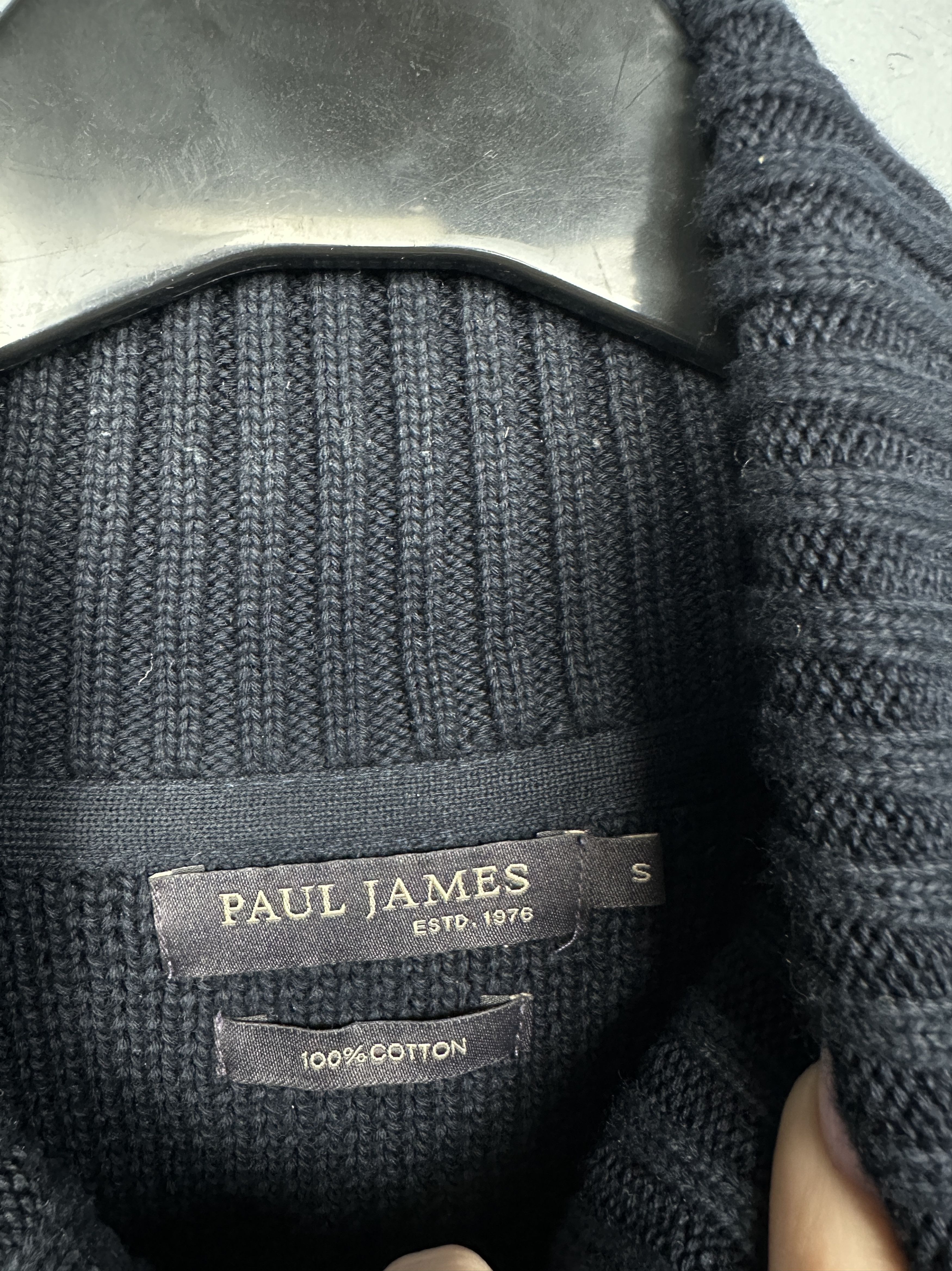 Paul James Paul James Mens High Neck Knit Sweater Size US S / EU 44-46 / 1 - 3 Thumbnail