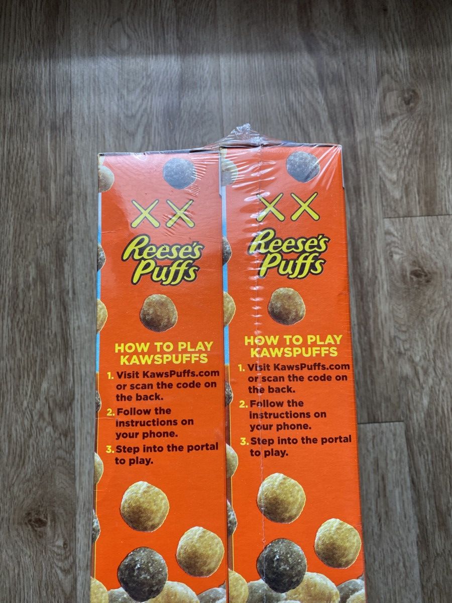 Kaws Kaws Reeses Puffs Cereal Box Size ONE SIZE - 4 Thumbnail