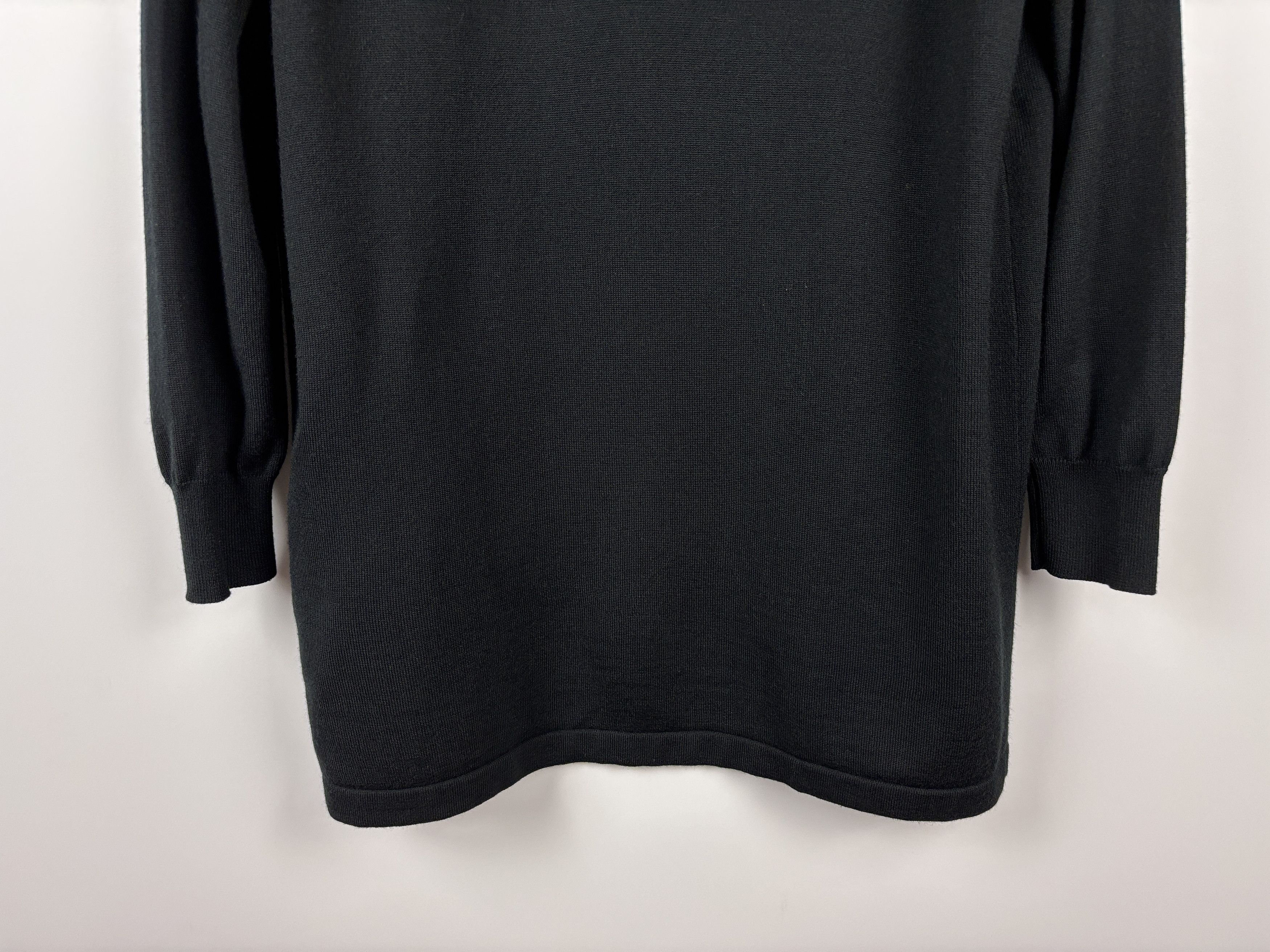 Sandro Sandro Paris Open Long Cardigan Wool Acrylic Black Size 3 Size M / US 6-8 / IT 42-44 - 10 Thumbnail