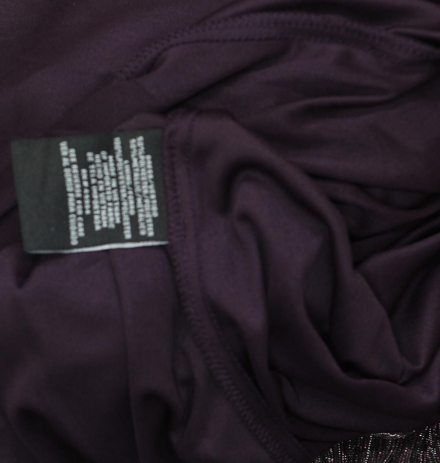 Other Nwt R & M Richards Caplet Overlay Maxi Dress Purple Wine 6 Size M / US 6-8 / IT 42-44 - 6 Thumbnail